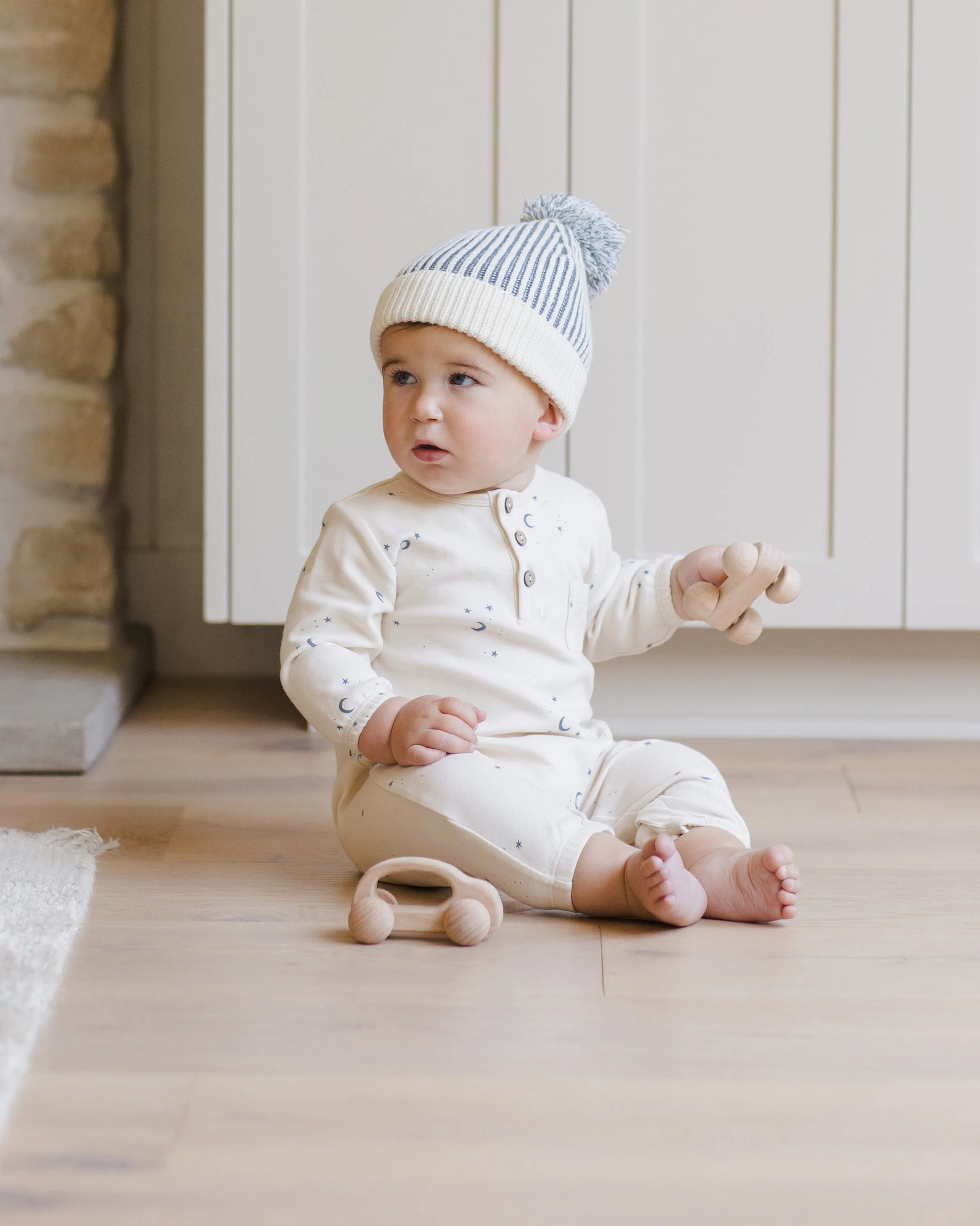 Long Sleeve Pocket Jumpsuit || Moons - Image 4