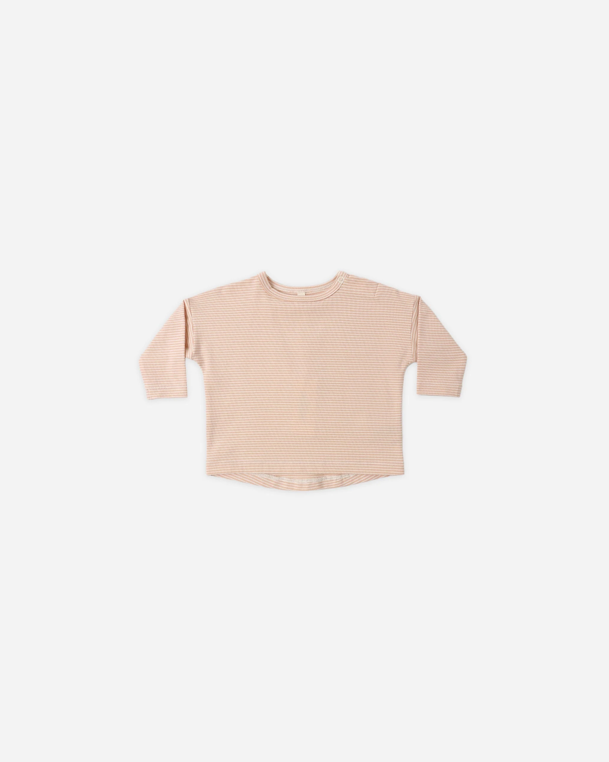 Long Sleeve Tee Melon Micro Stripe