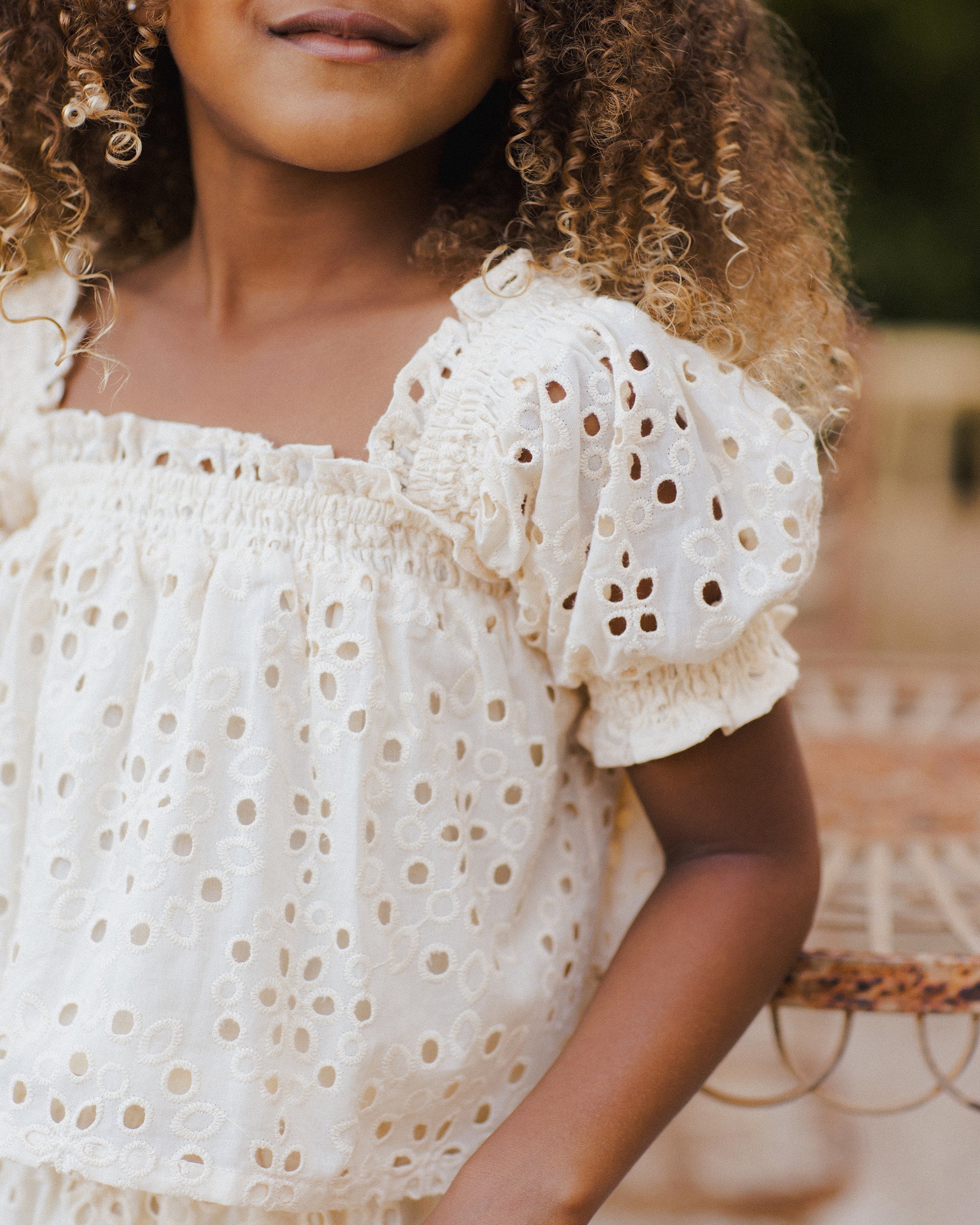 Milan Blouse || Natural - Image 3