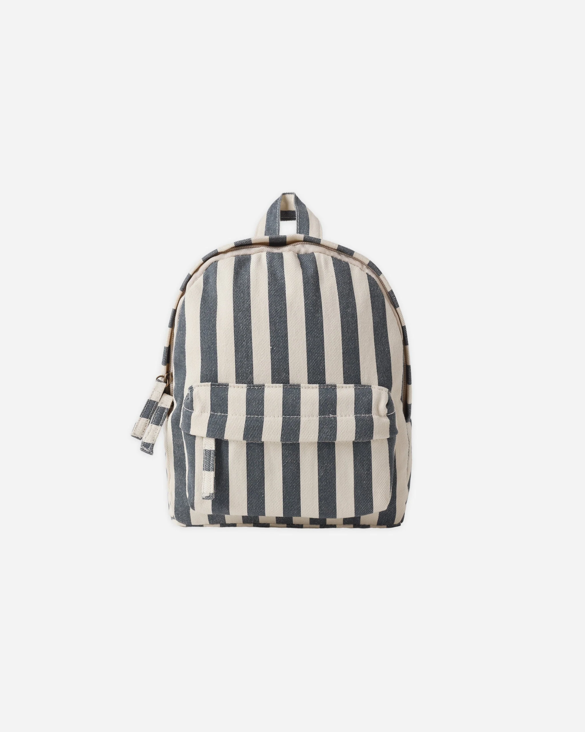 Mini Backpack Navy Stripe