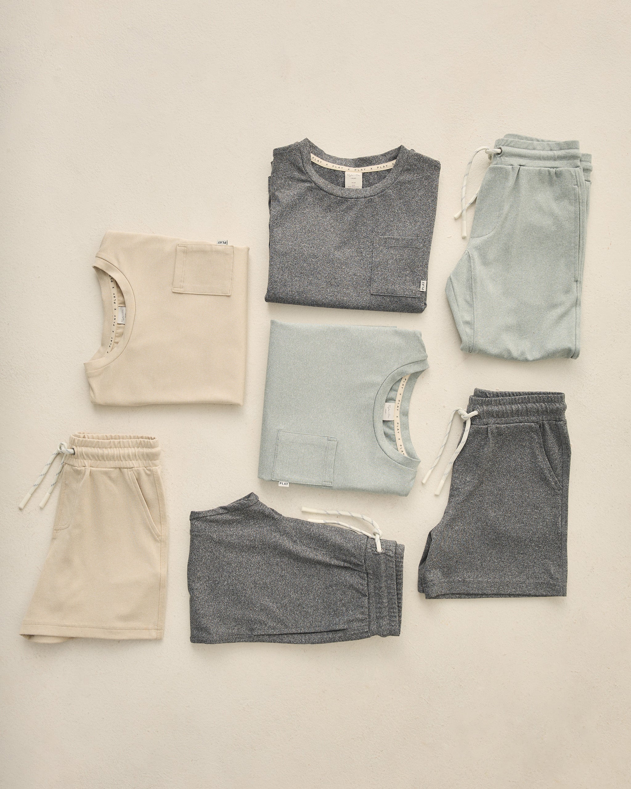 Oceanside Tech Short Heathered Pebble - Image 5
