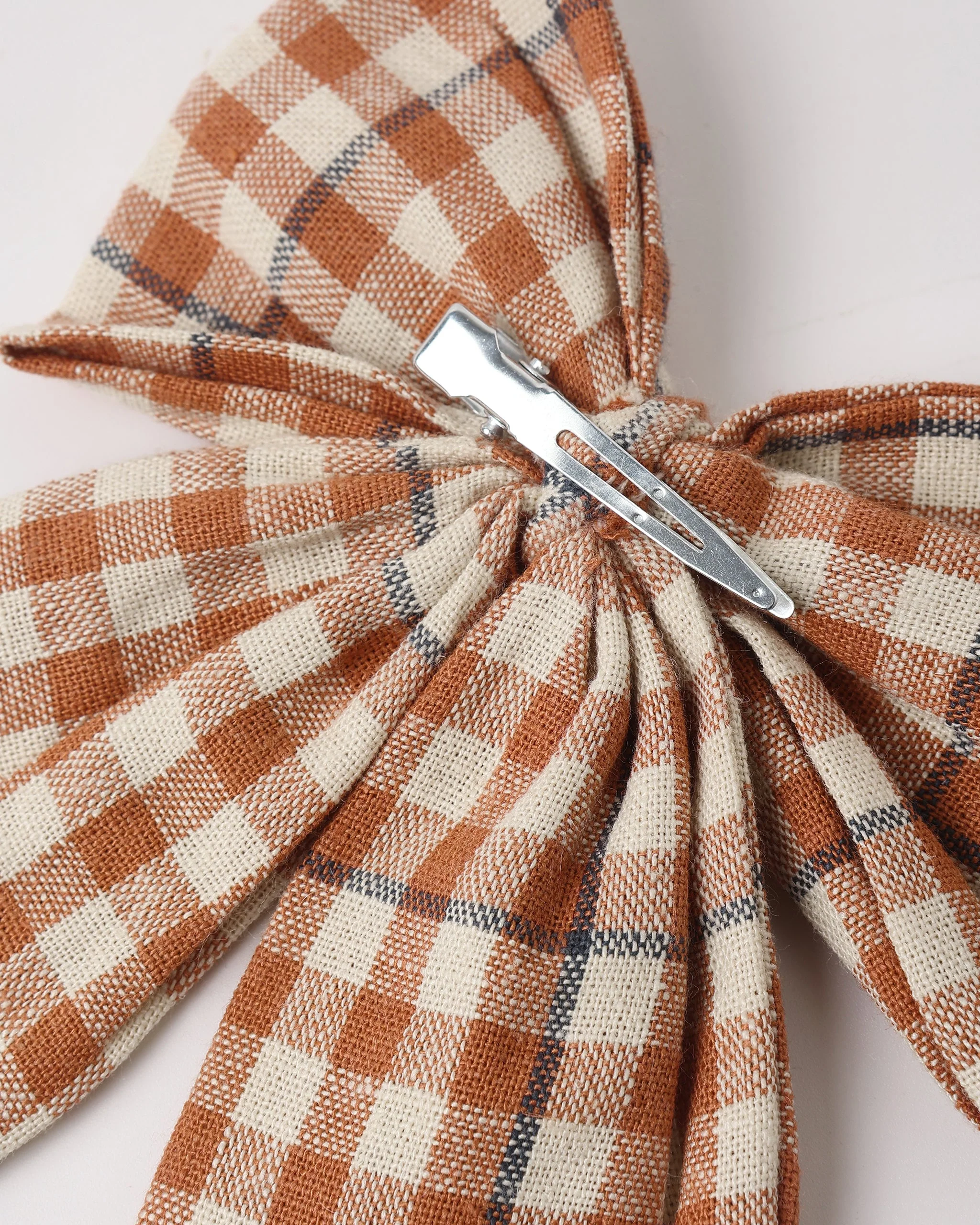 Oversized Bow Poppy Gingham - Image 4