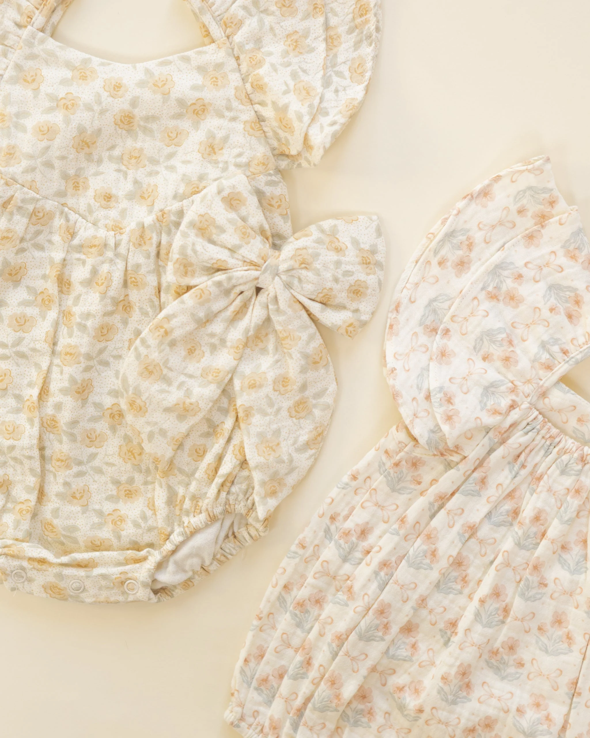 Oversized Bow Yellow Floral - Image 5