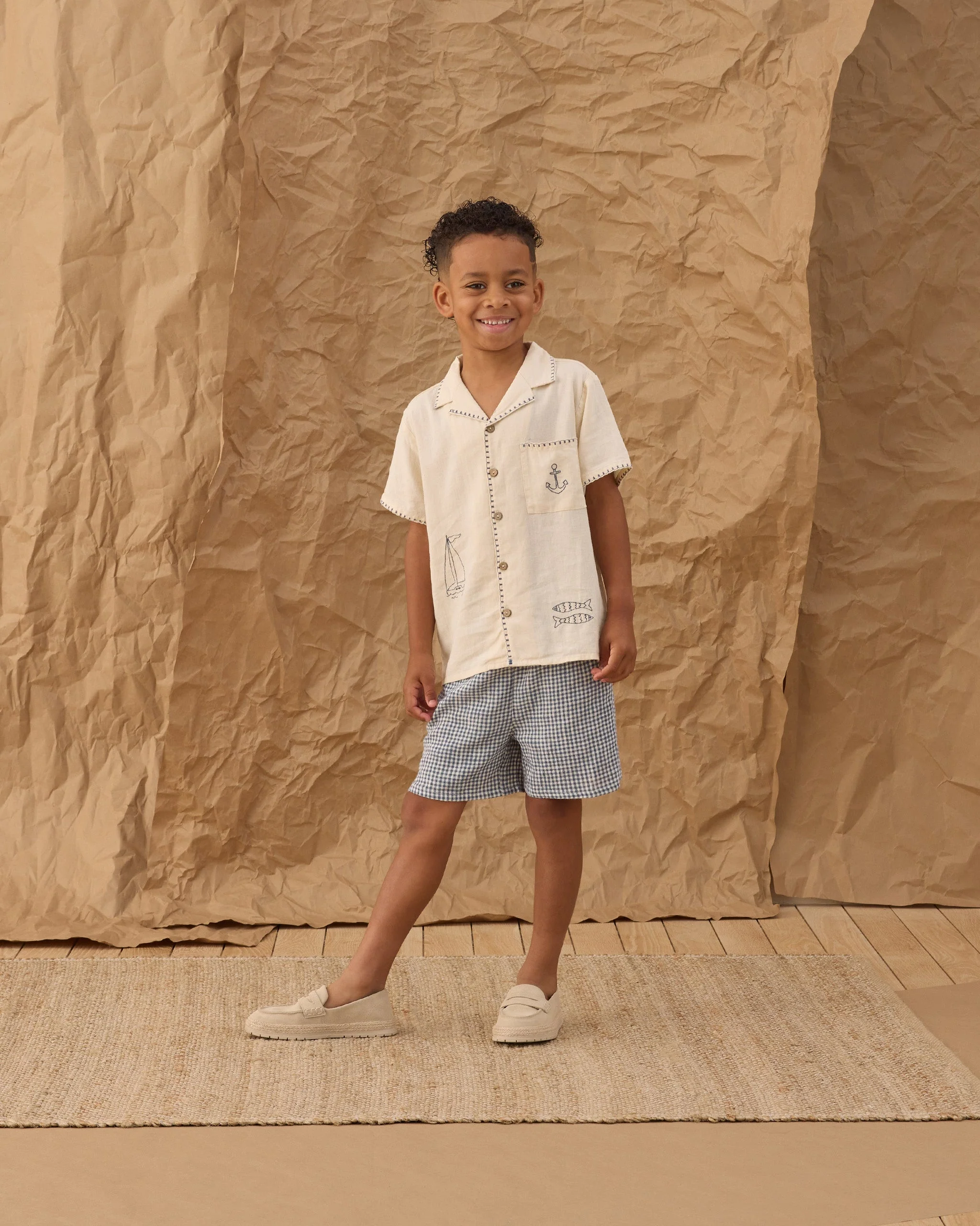 Perry Short Marine Gingham - Image 2