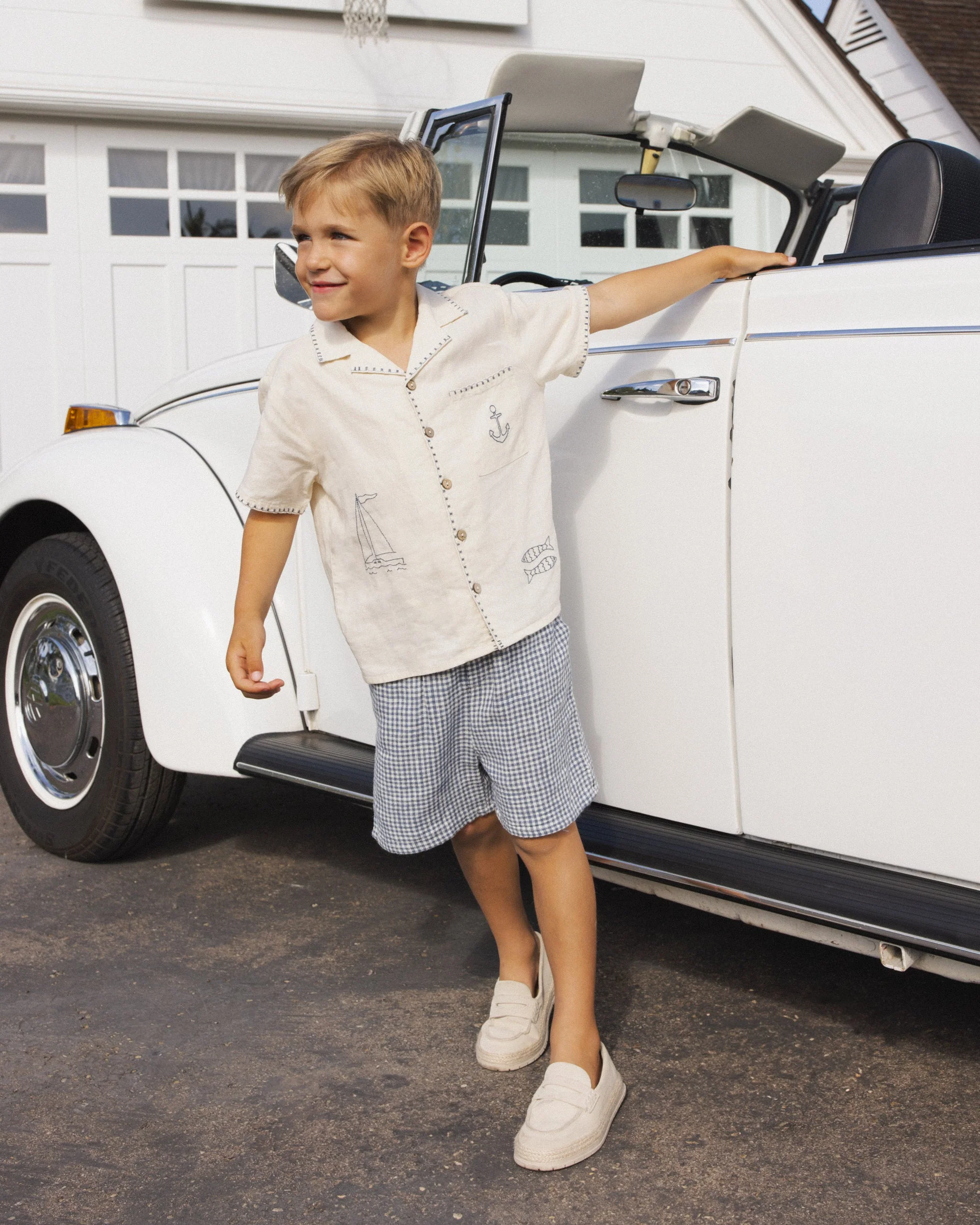 Perry Short Marine Gingham - Image 3