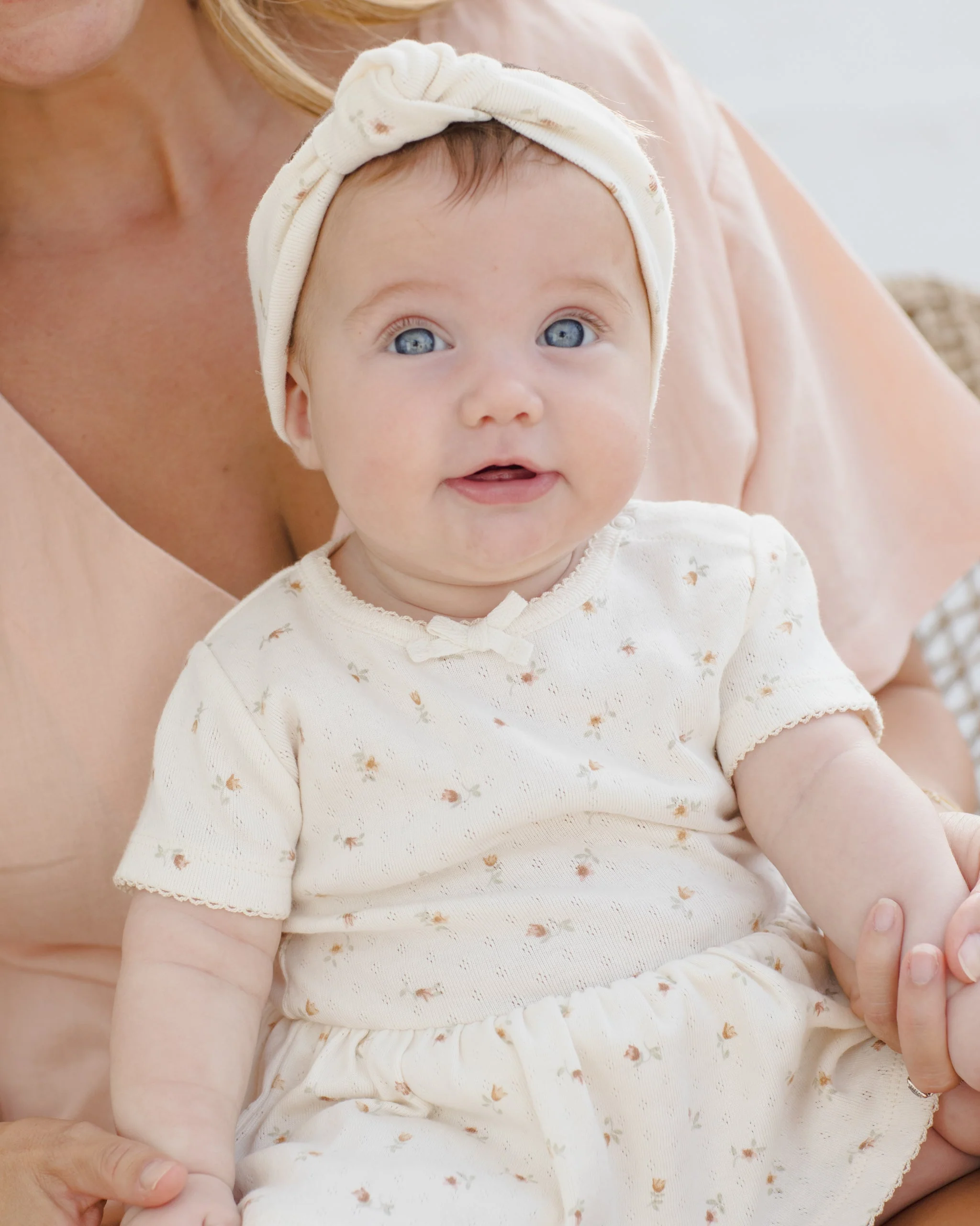 Pointelle Knotted Headband Petit Fleur - Image 3