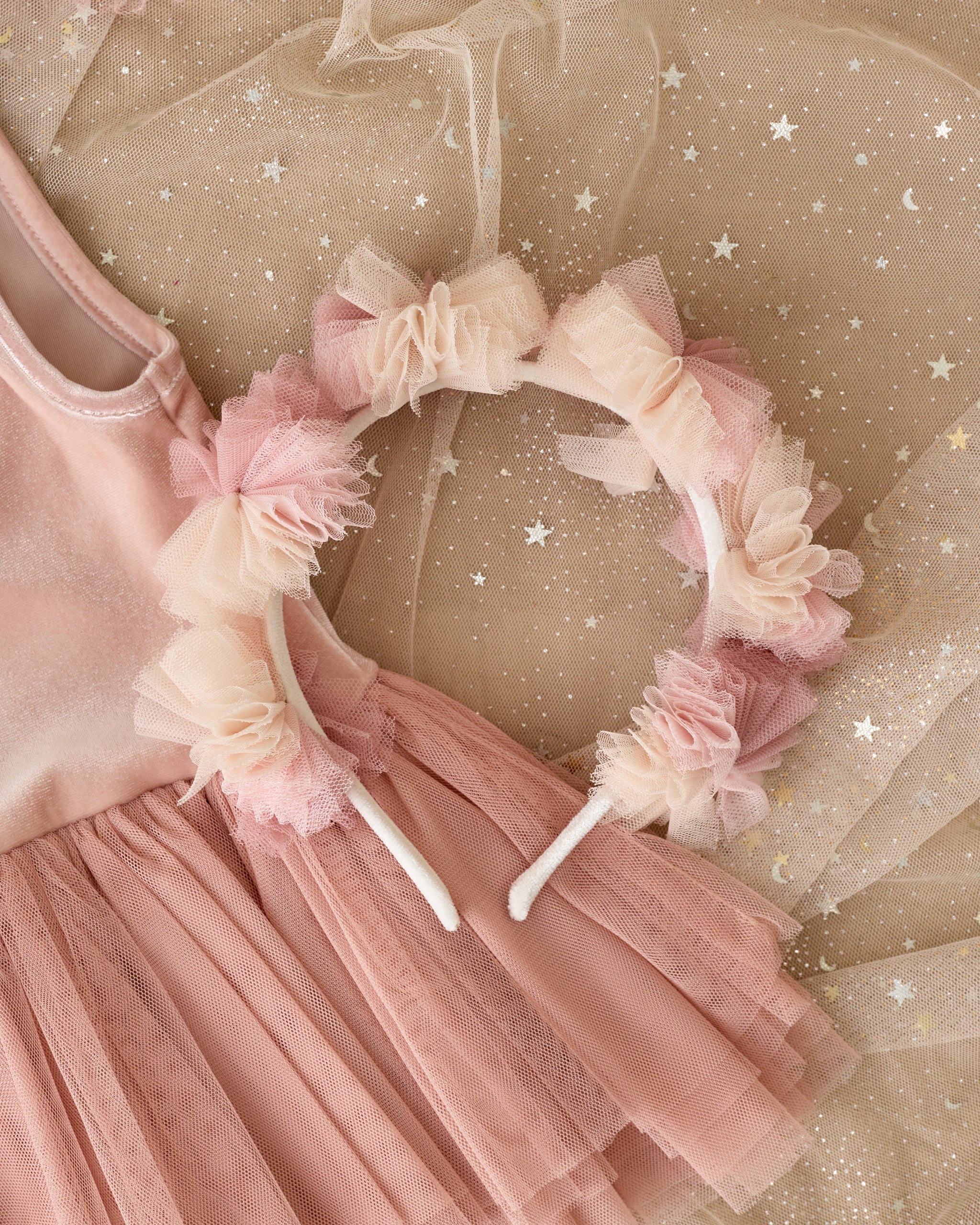 Pom Pom Crown + Wand | Pink Ombre - Image 6