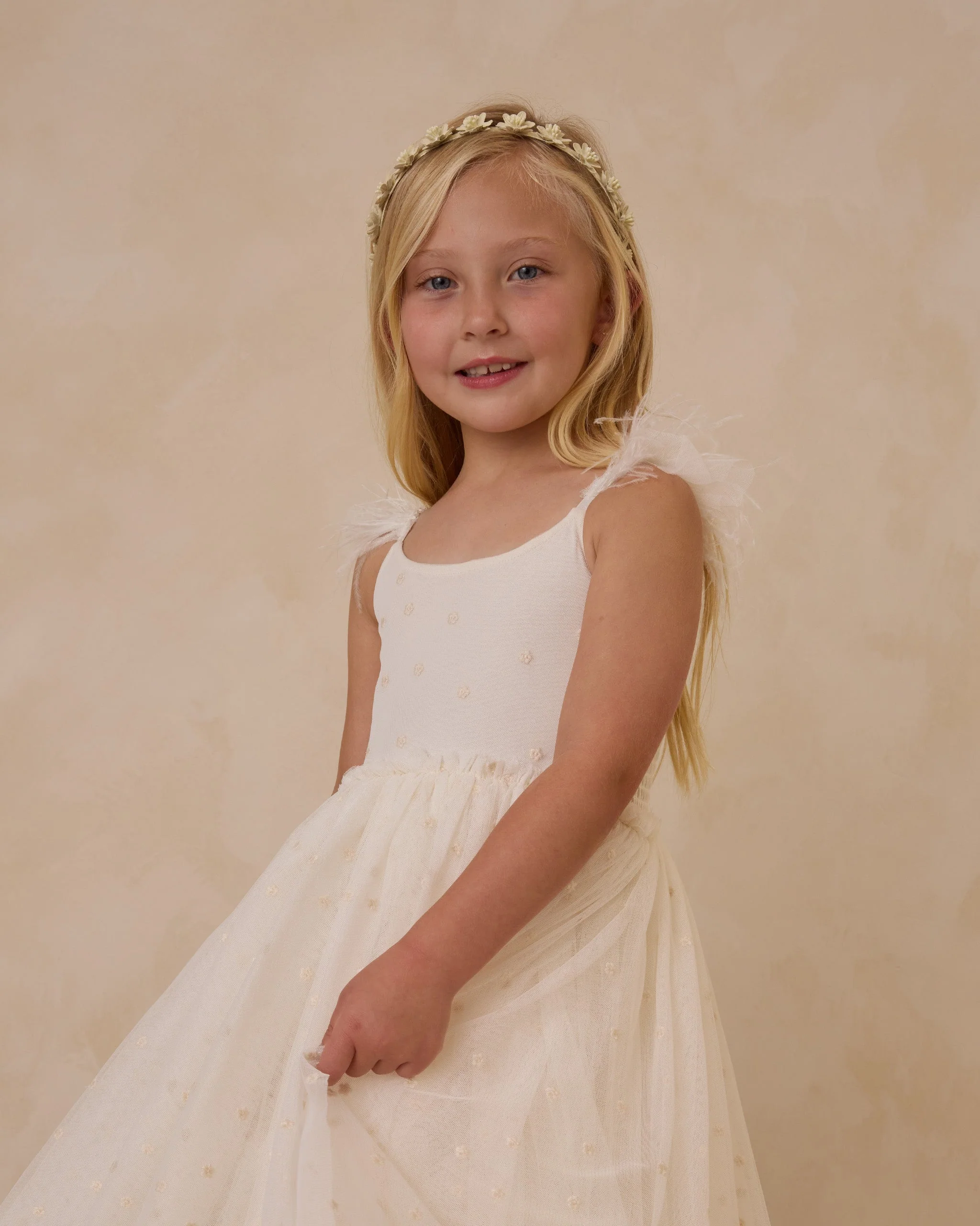 Poppy Dress Ivory - Image 2