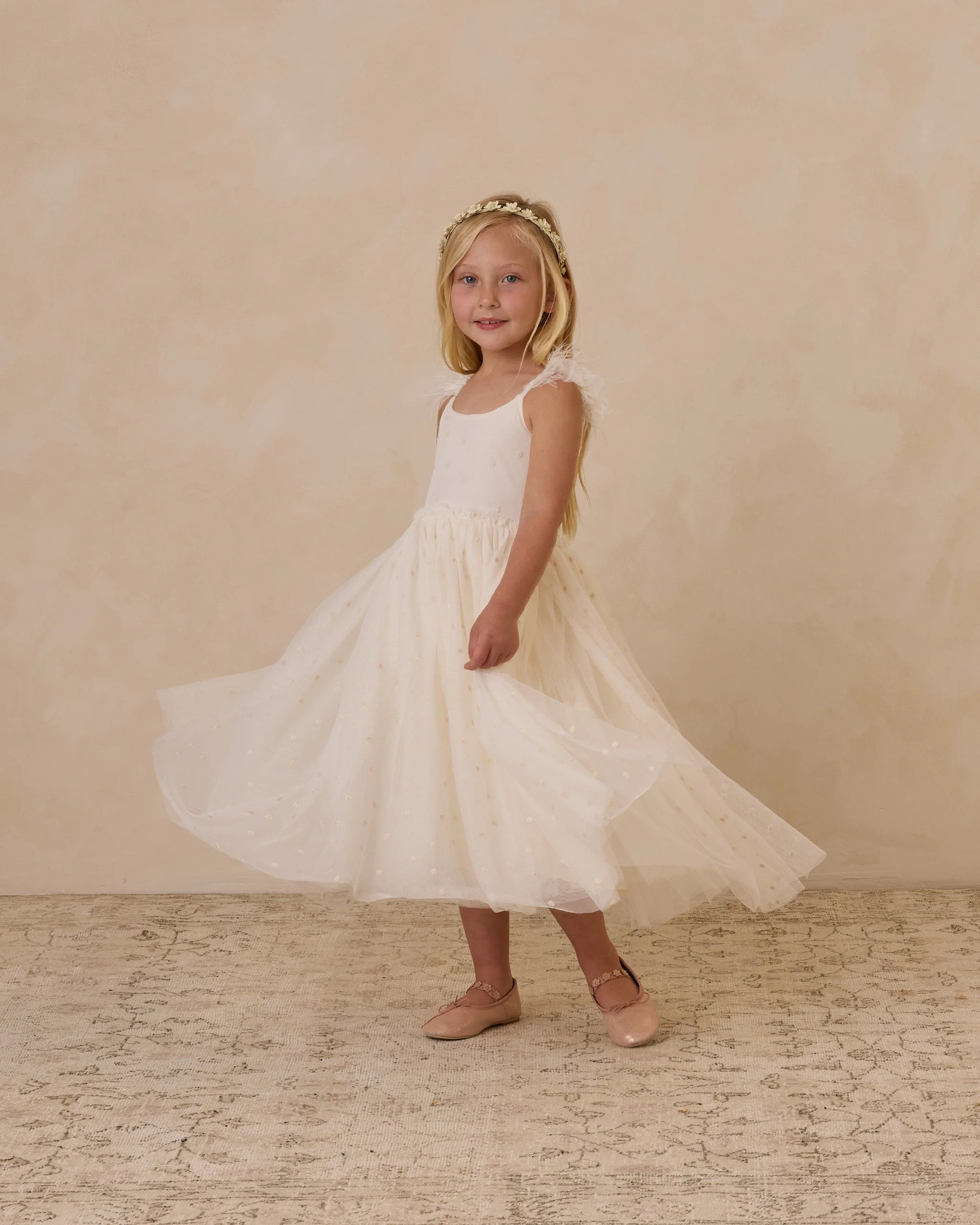 Poppy Dress Ivory - Image 4