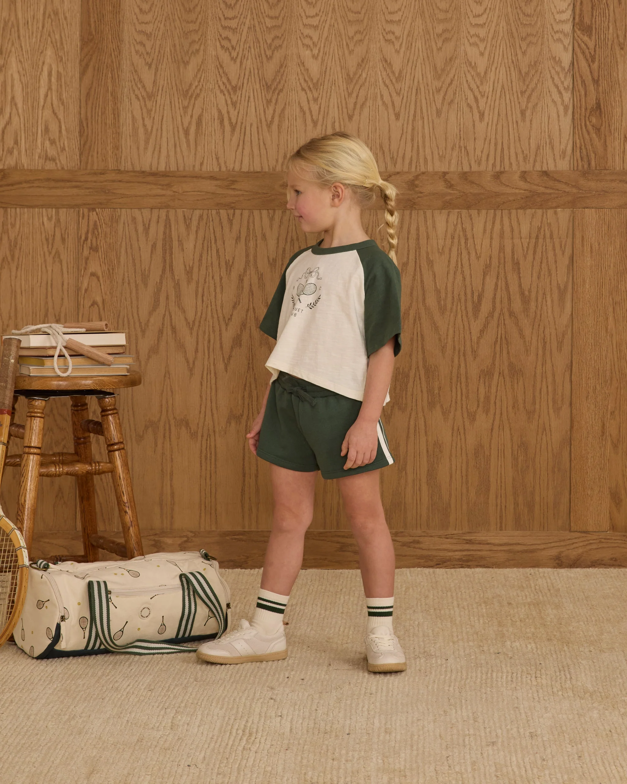 Racer Track Short || Green - Image 5