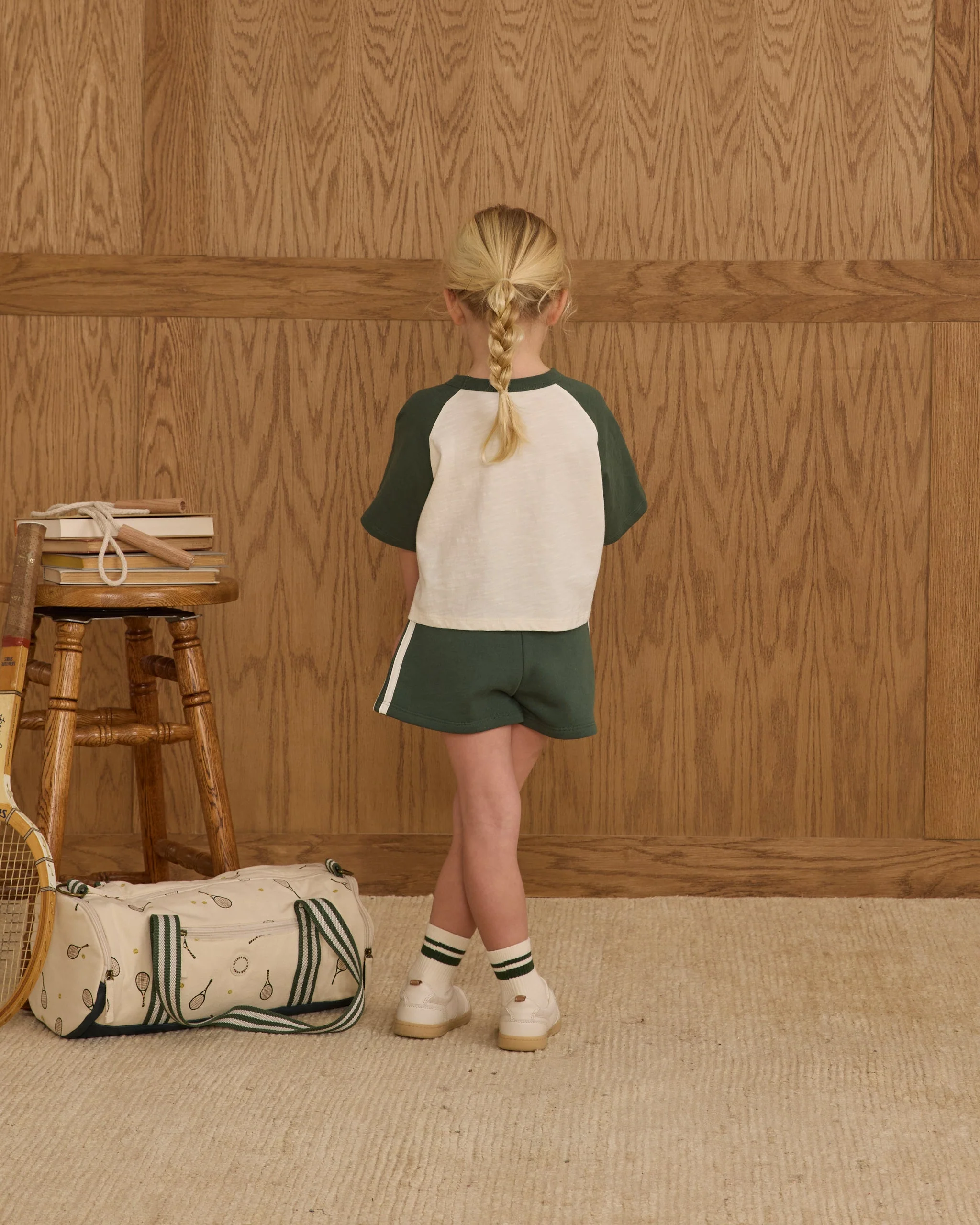 Raglan Crop Tee || Racquet Club - Image 3