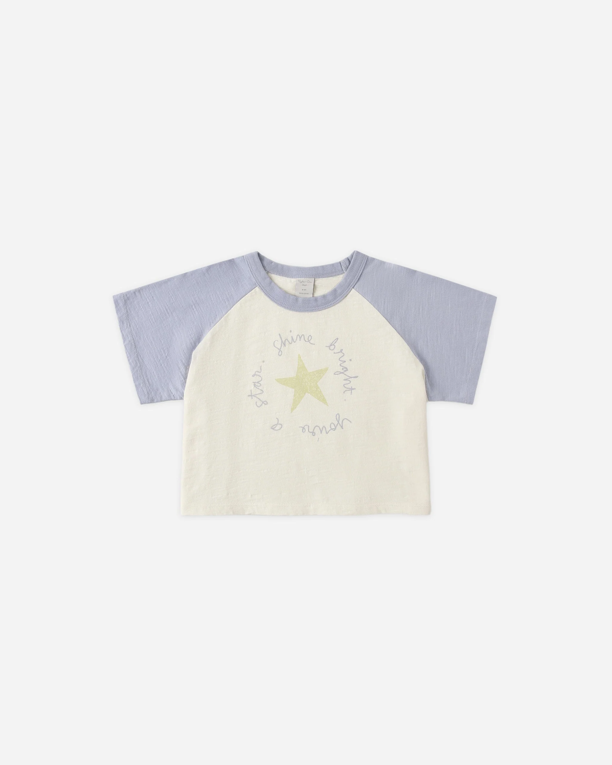 Raglan Crop Tee Shine Bright