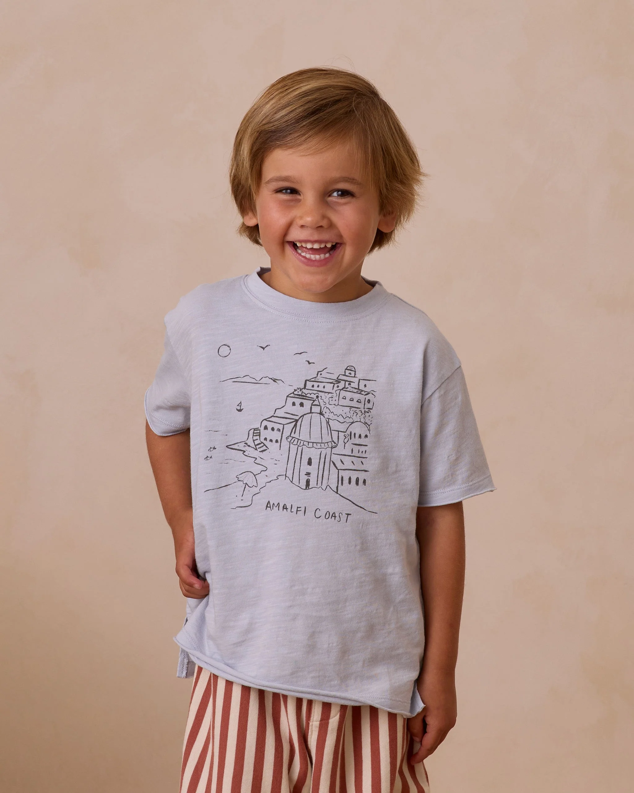 Raw Edge Tee || Amalfi Coast - Image 2