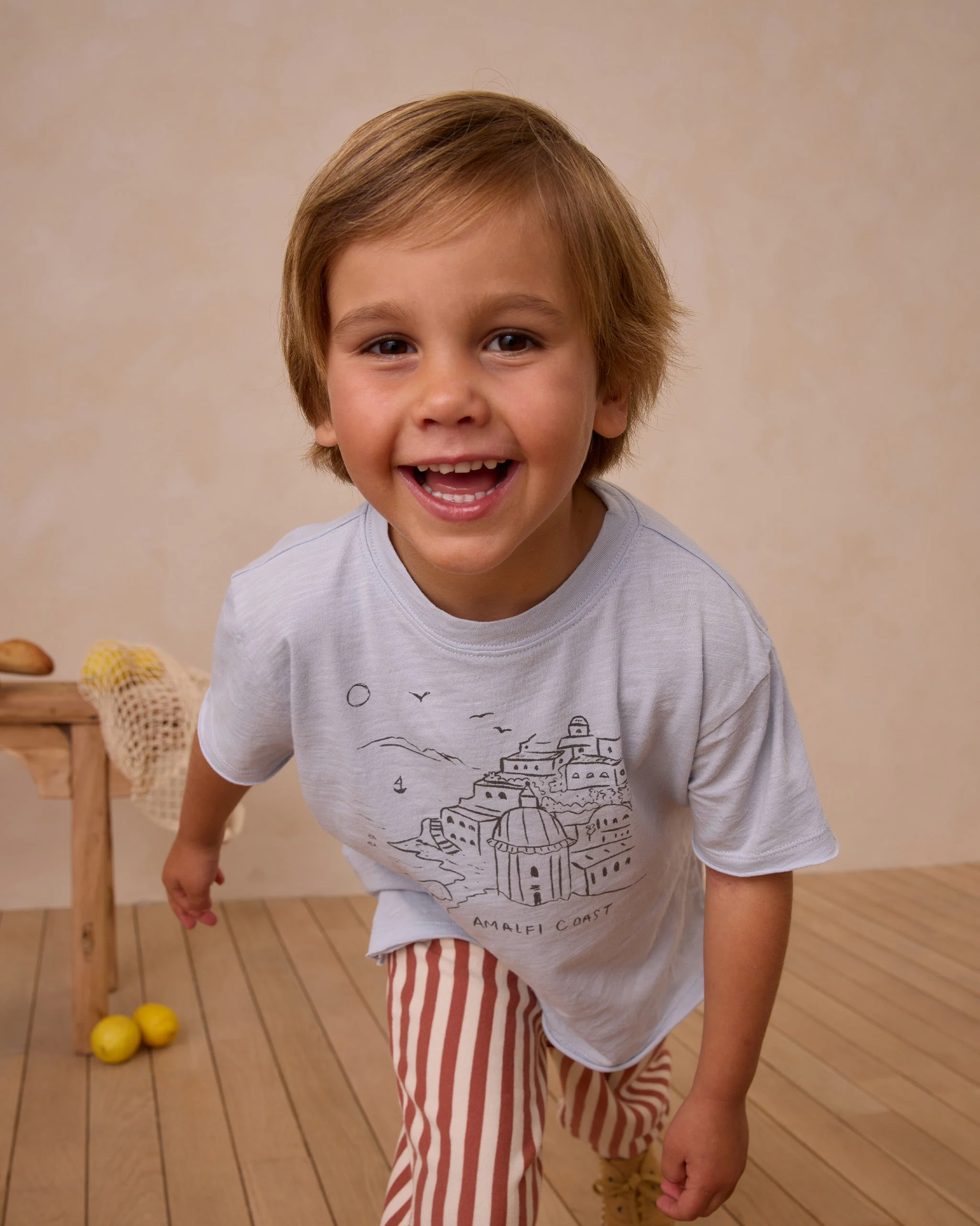Raw Edge Tee || Amalfi Coast - Image 4