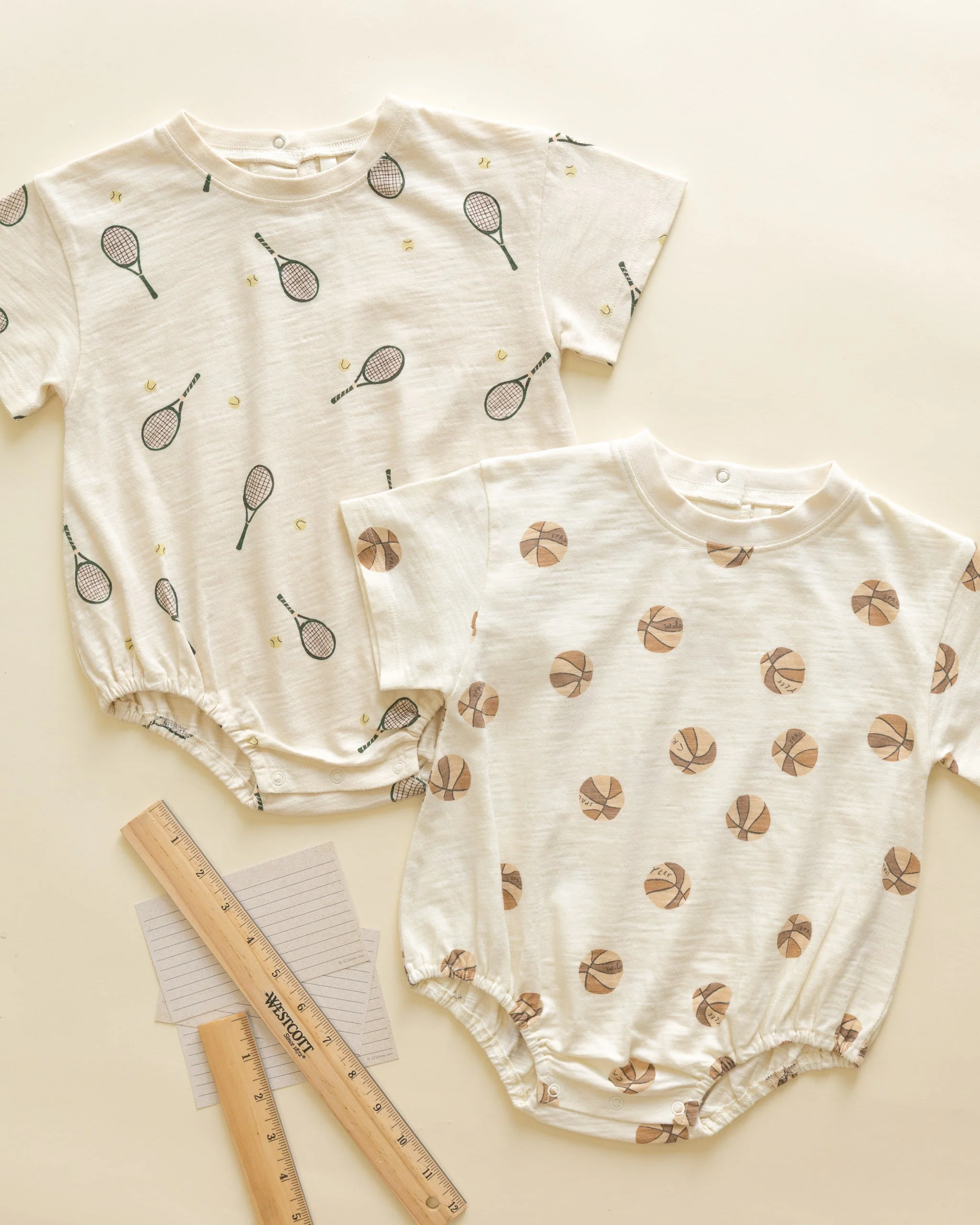Relaxed Bubble Romper || Basketball - Image 3