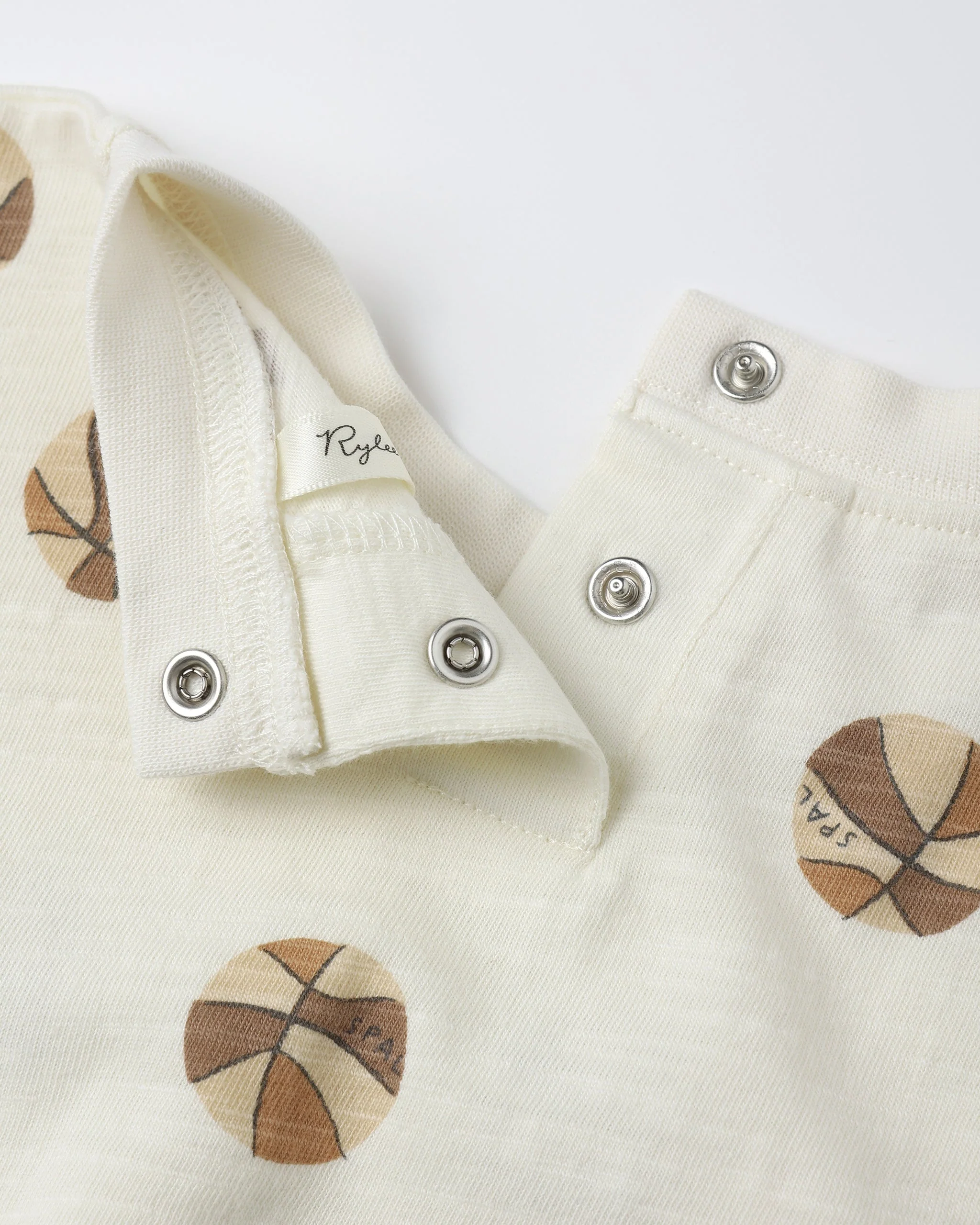 Relaxed Bubble Romper || Basketball - Image 4