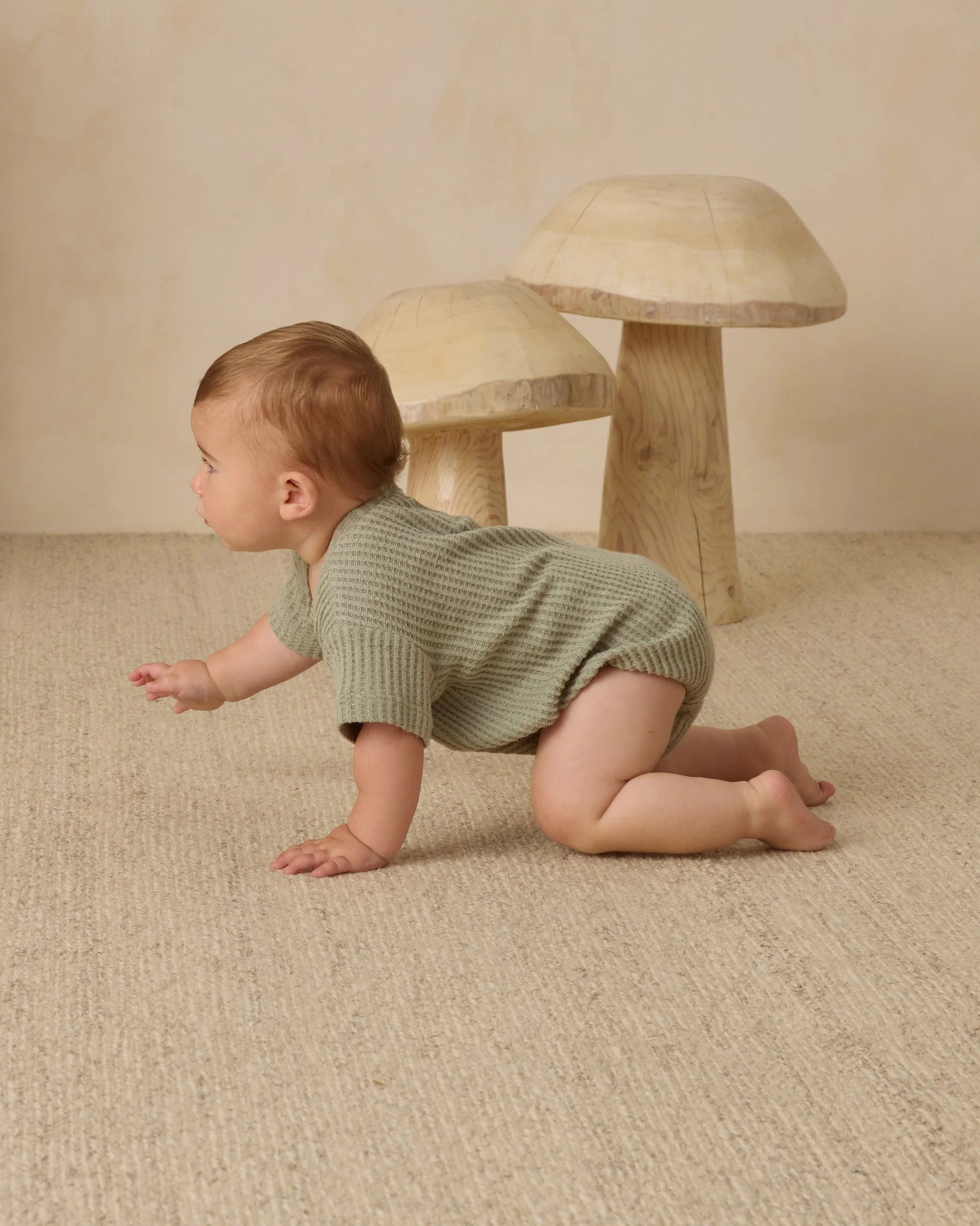 Relaxed Bubble Romper || Fern - Image 4