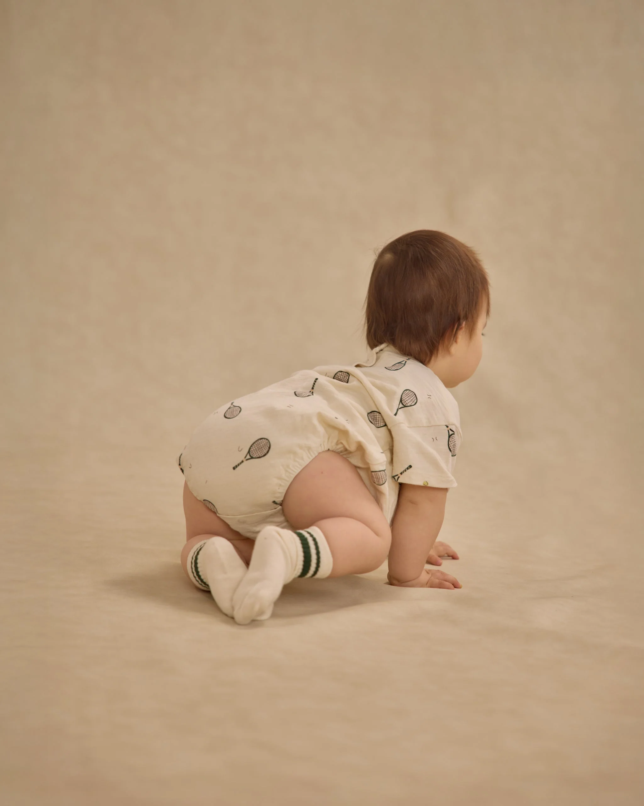 Relaxed Bubble Romper || Tennis - Image 3