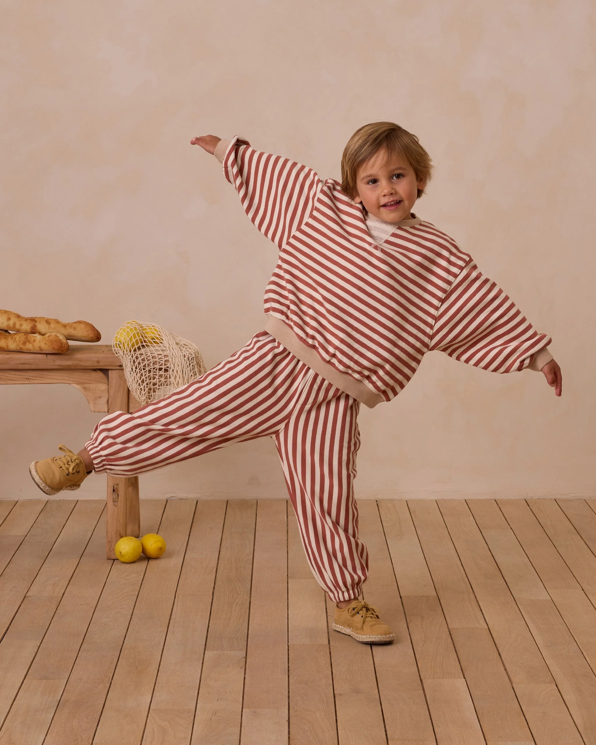 Relaxed Jogger || Poppy Stripe - Image 4