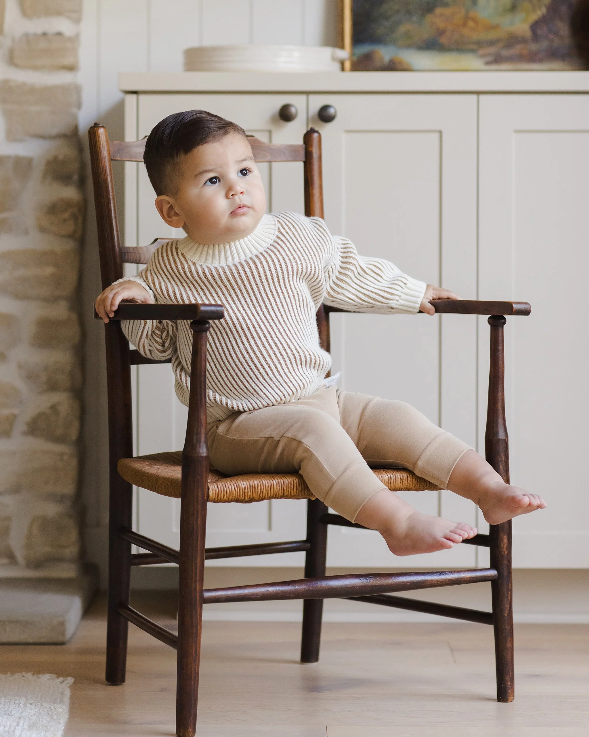 Relaxed Knit Sweater || Gold - Image 4