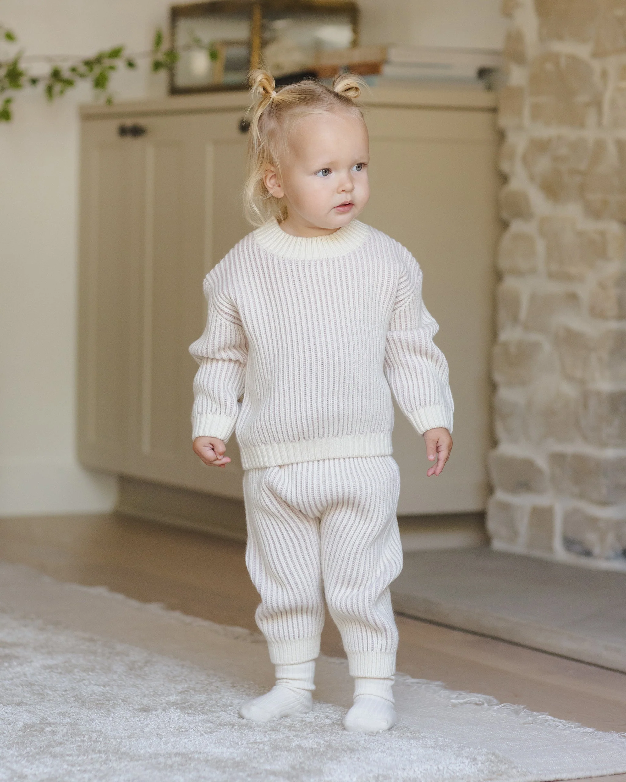 Relaxed Knit Sweater || Lilac - Image 4