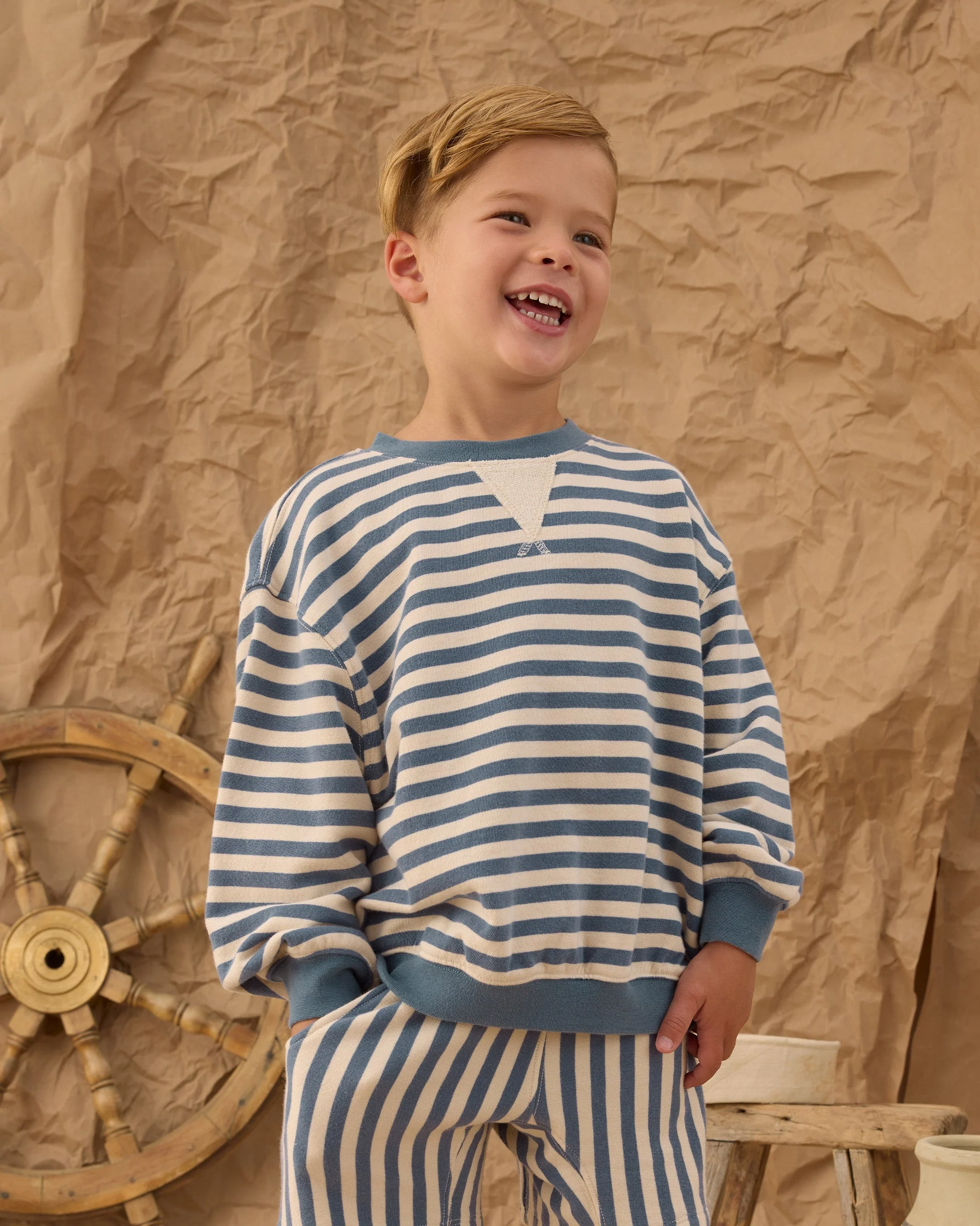 Relaxed Short Marine Stripe - Image 2