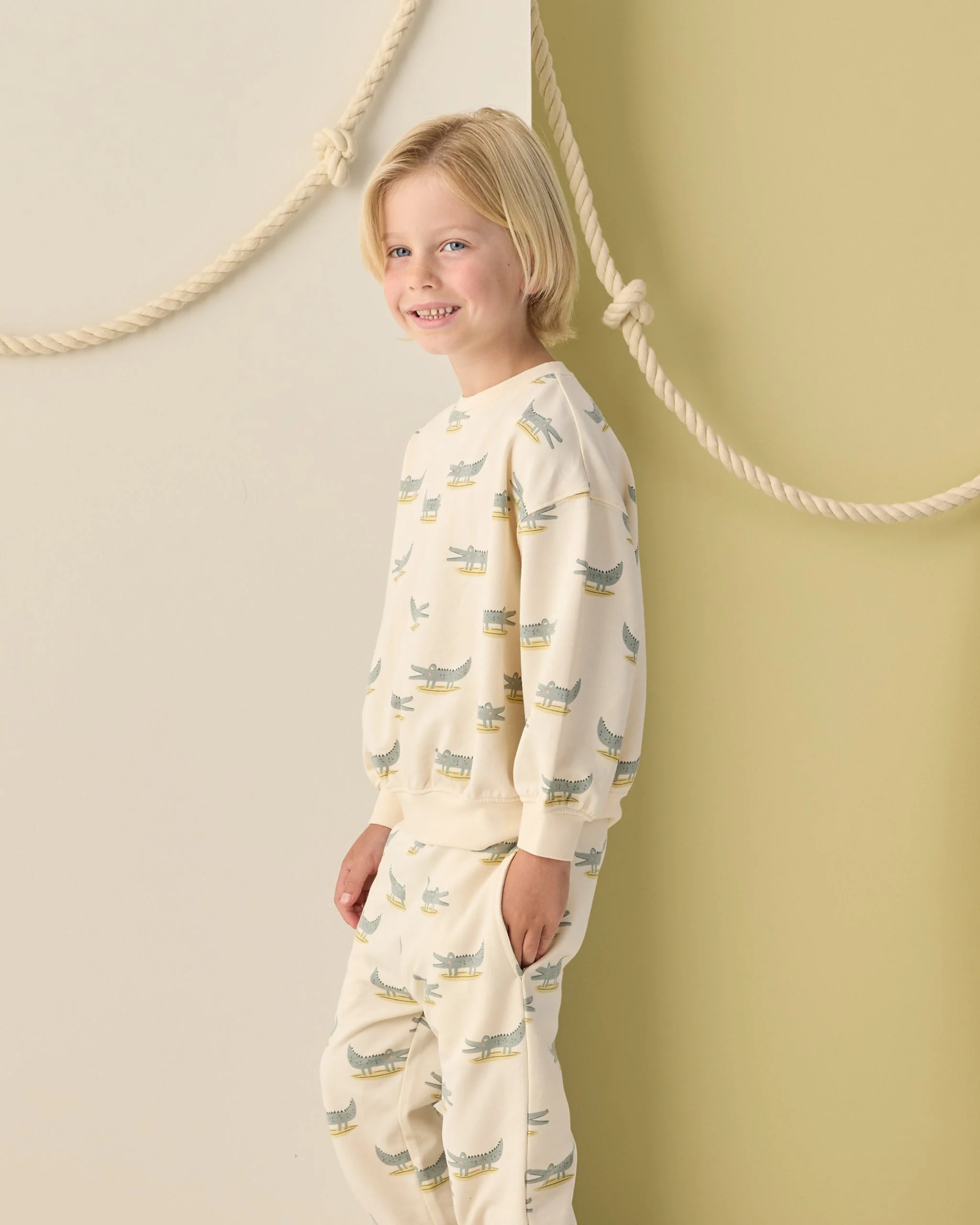 Relaxed Sweatshirt Alligators - Image 3