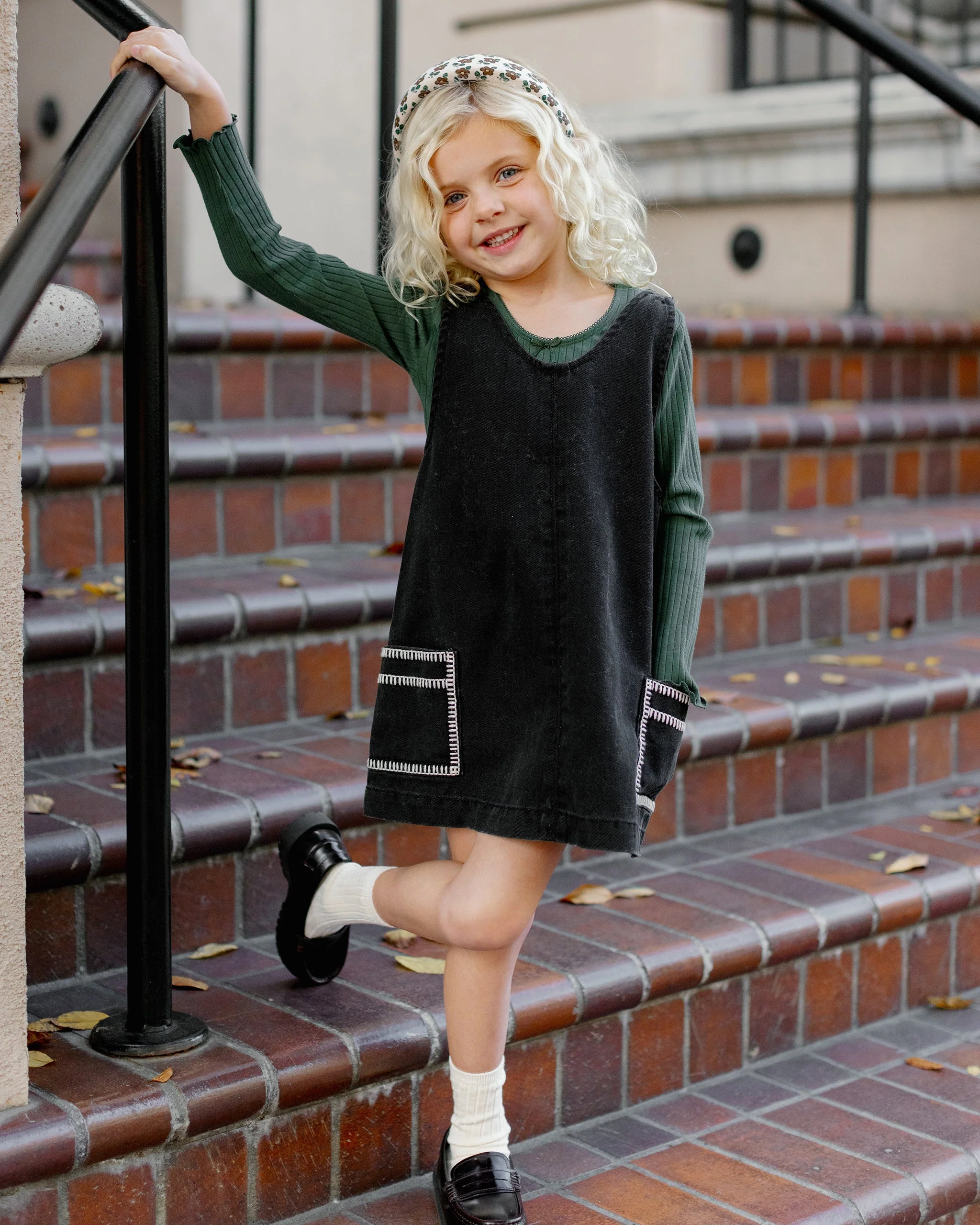 Ribbed Long Sleeve || Green - Image 3