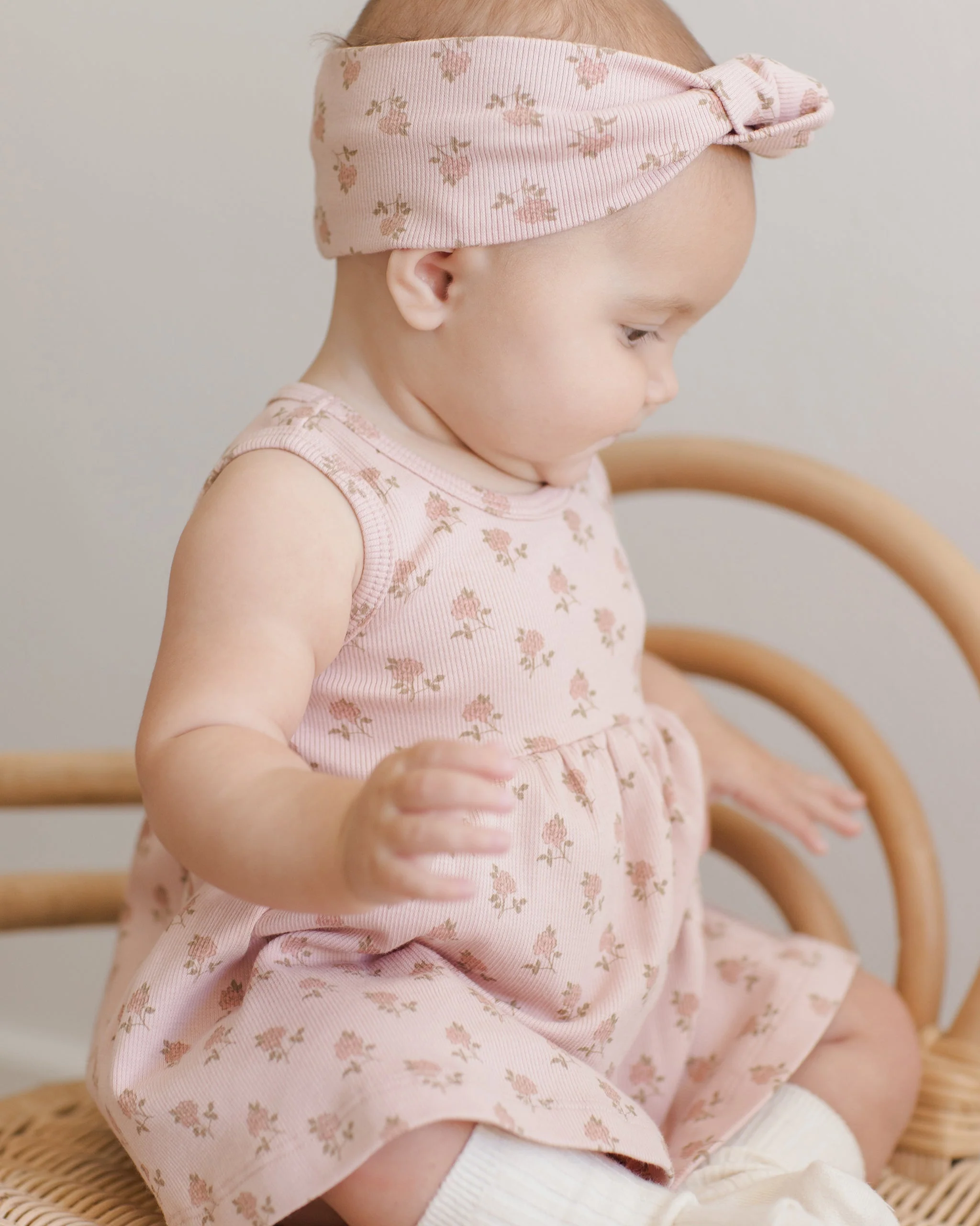 Ribbed Tank Dress || Roses - Image 3