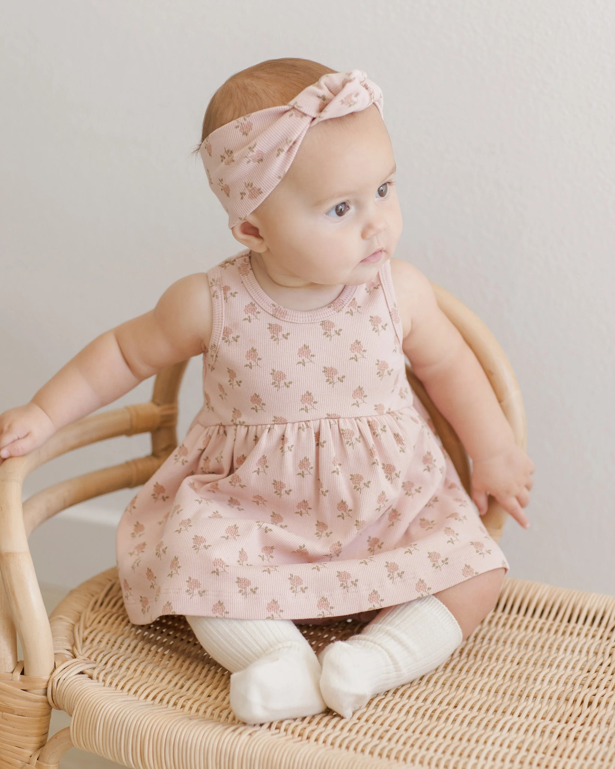 Ribbed Tank Dress || Roses - Image 4