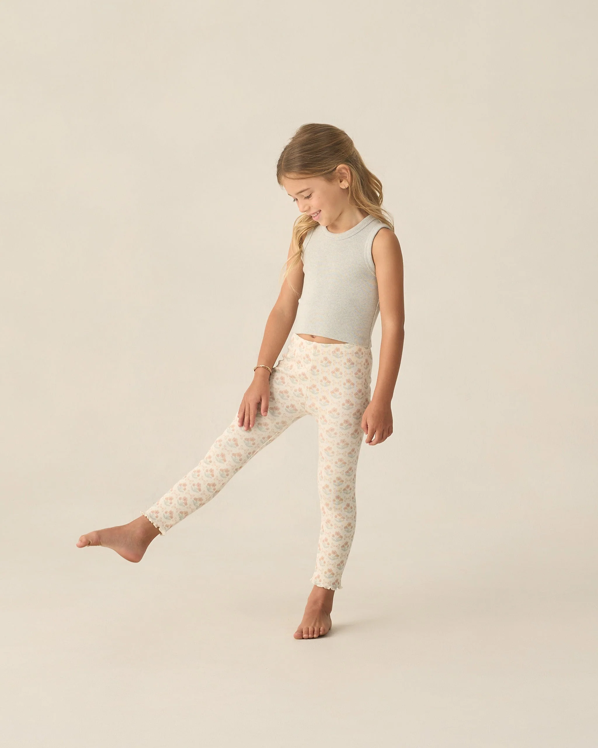 Ribbed Tank Set Ivory, Seafoam - Image 2
