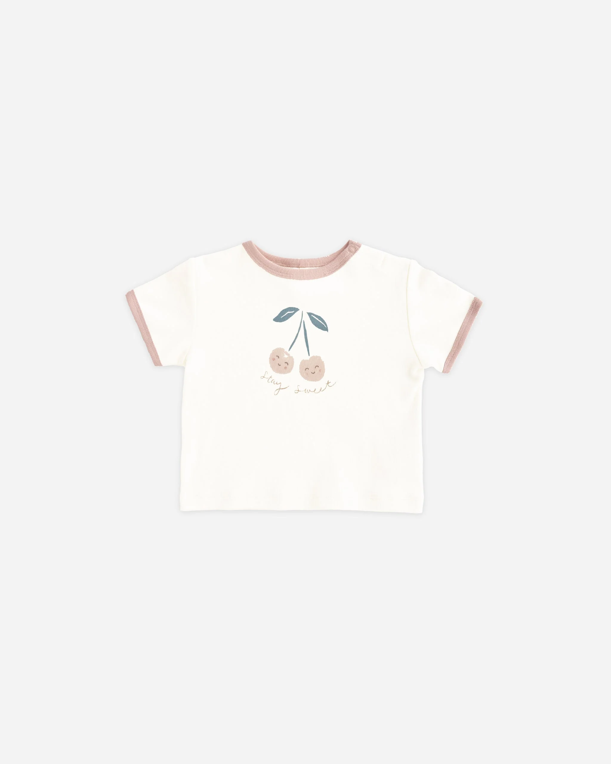 Ringer Tee Cherry