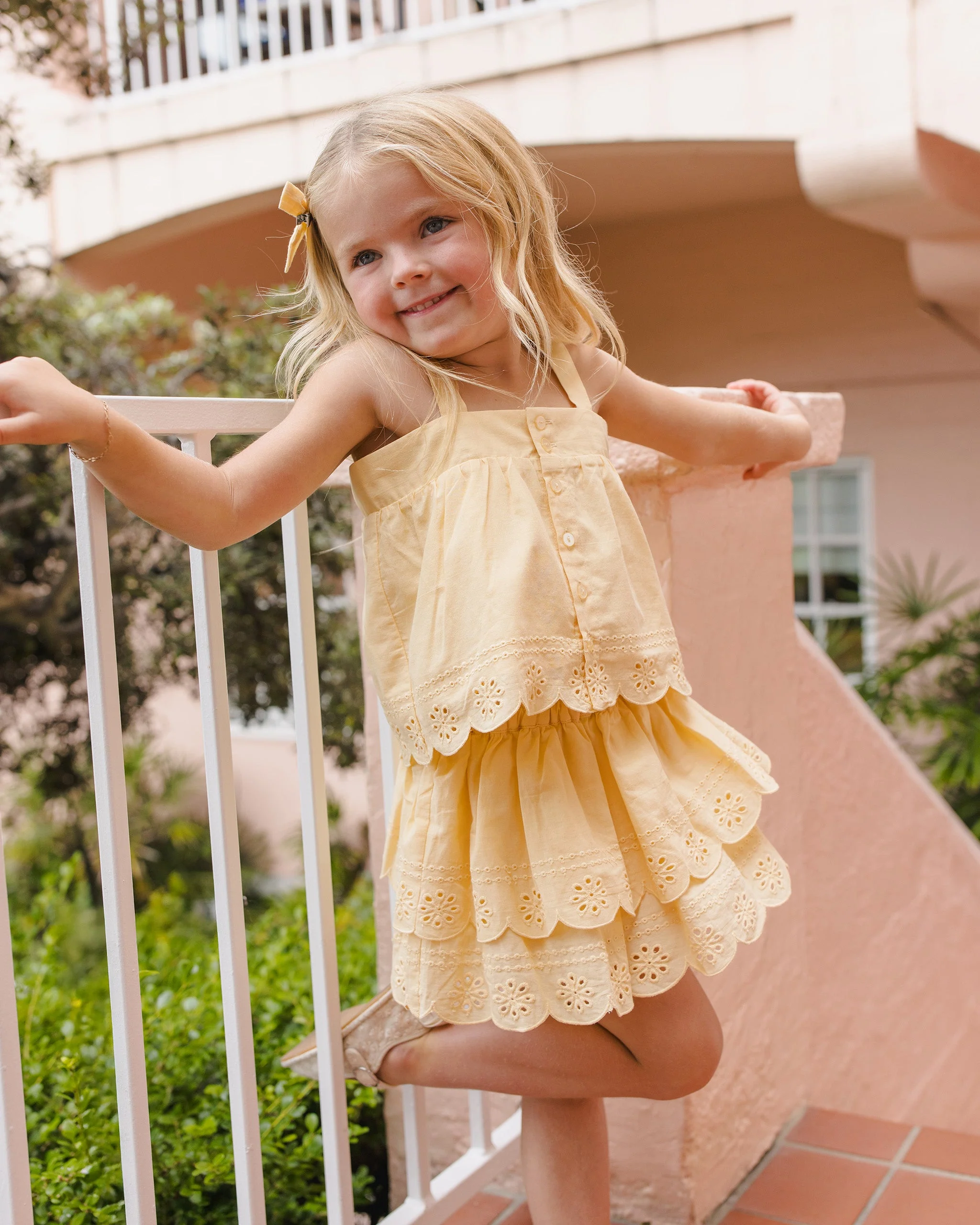 Rose Mini Skirt Lemon - Image 2