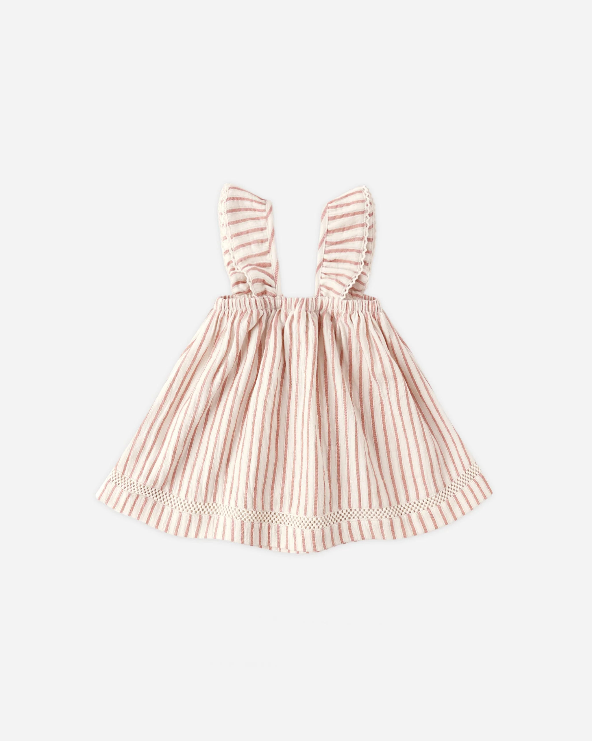 Ruffle Tank Dress Vintage Stripe