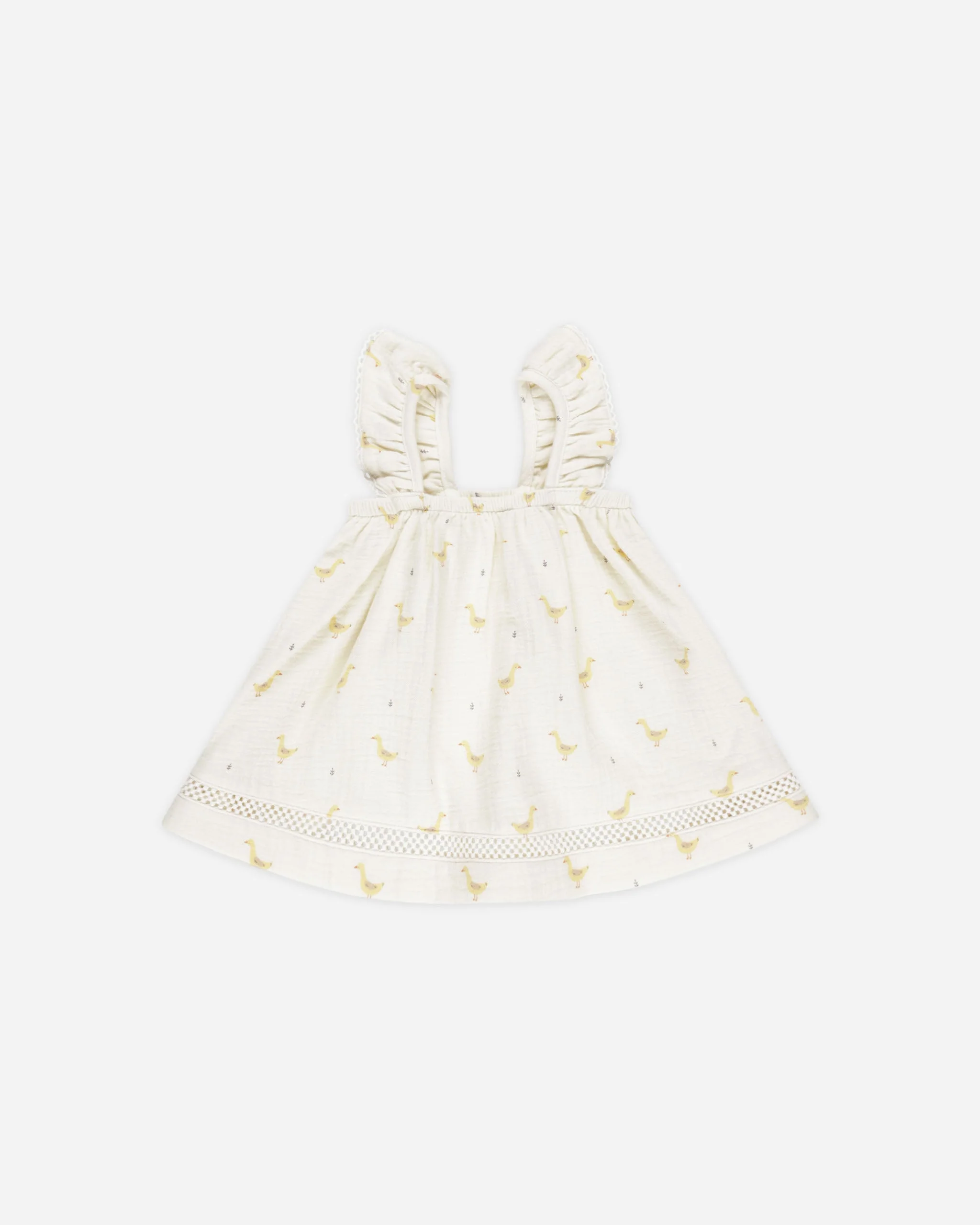 Ruffled Tank Dress || Geese