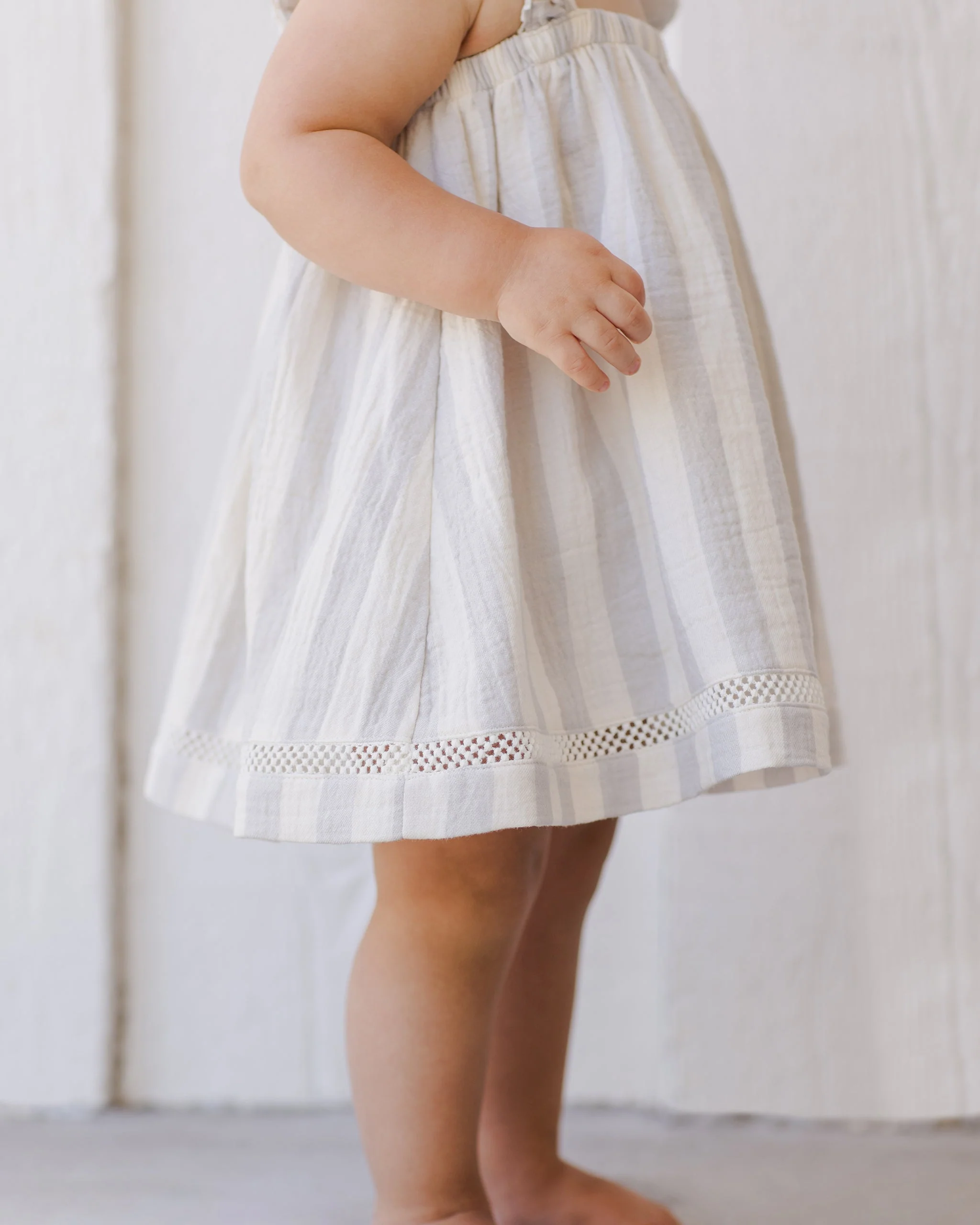 Ruffled Tank Dress || Sky Stripe - Image 5