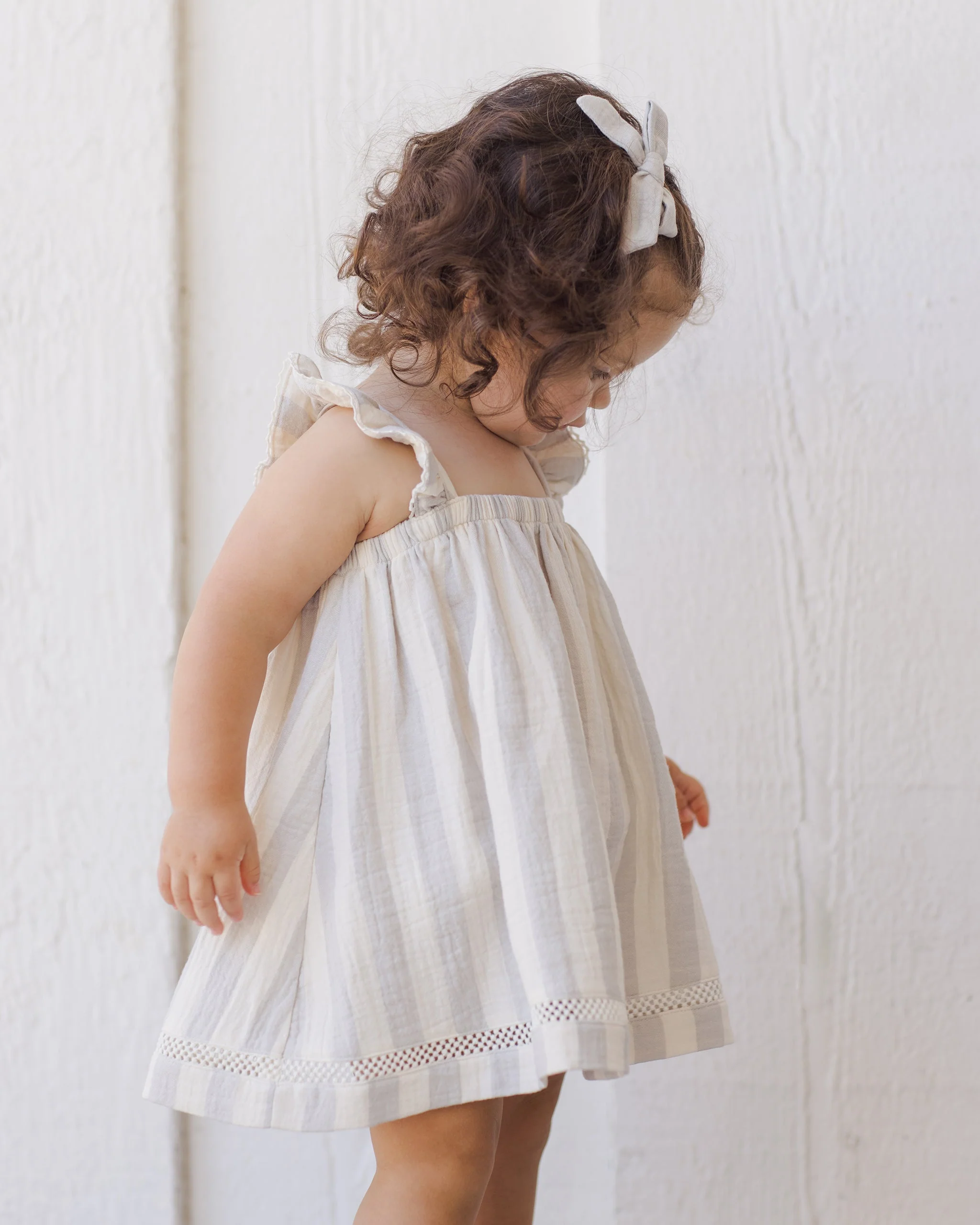 Ruffled Tank Dress || Sky Stripe - Image 7