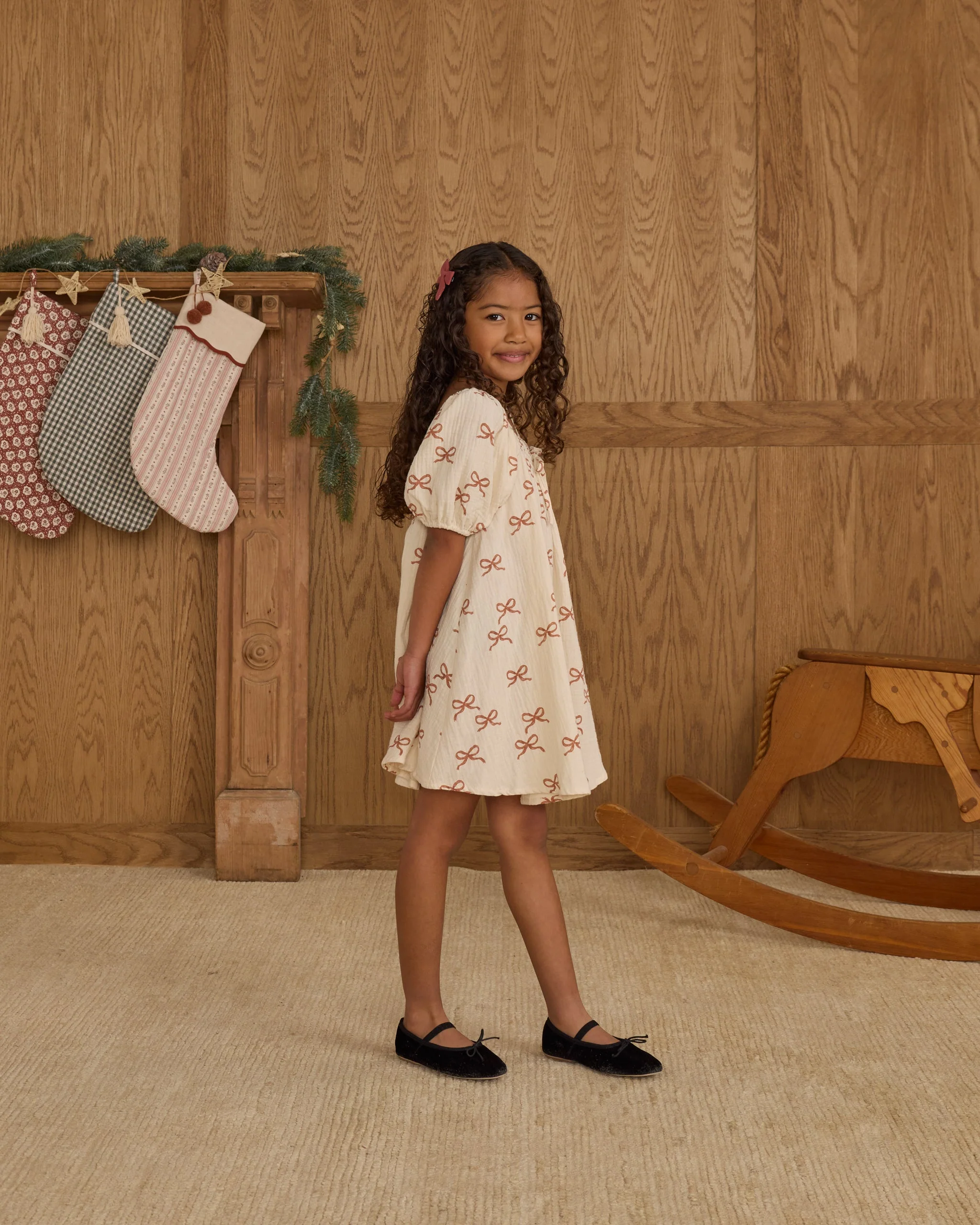 Sabrina Mini Dress || Ruby Bows - Image 3