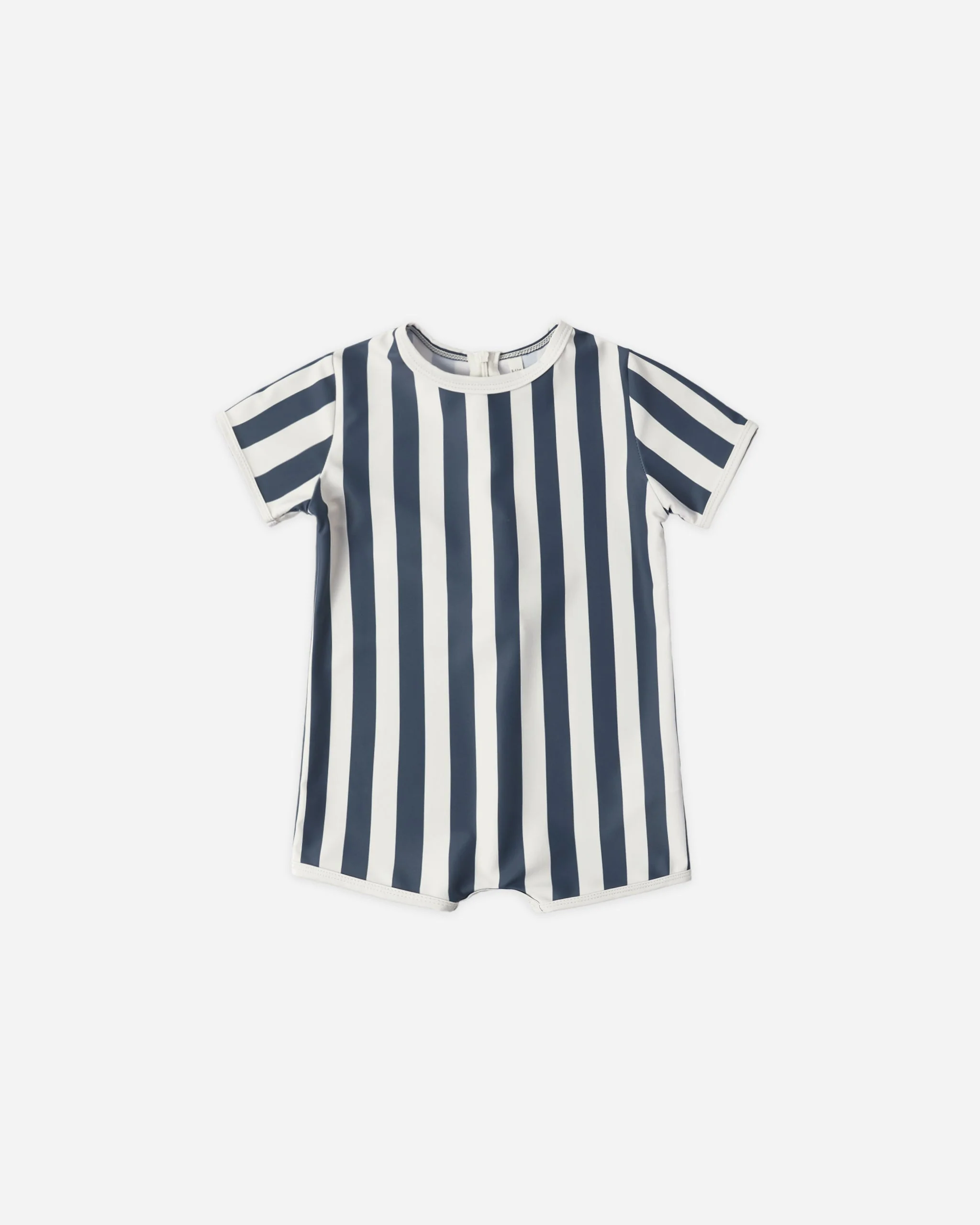 Shorty One-Piece Navy Stripe