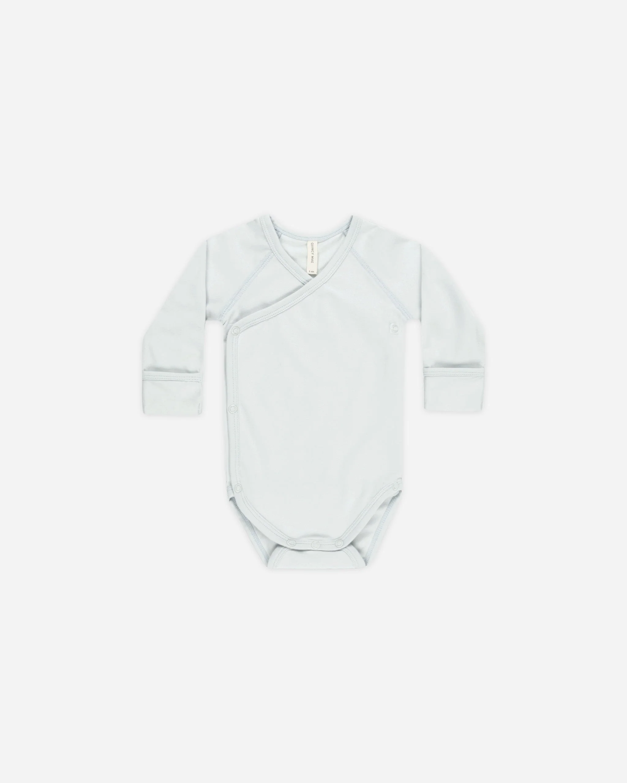 Side Snap Bodysuit || Fog