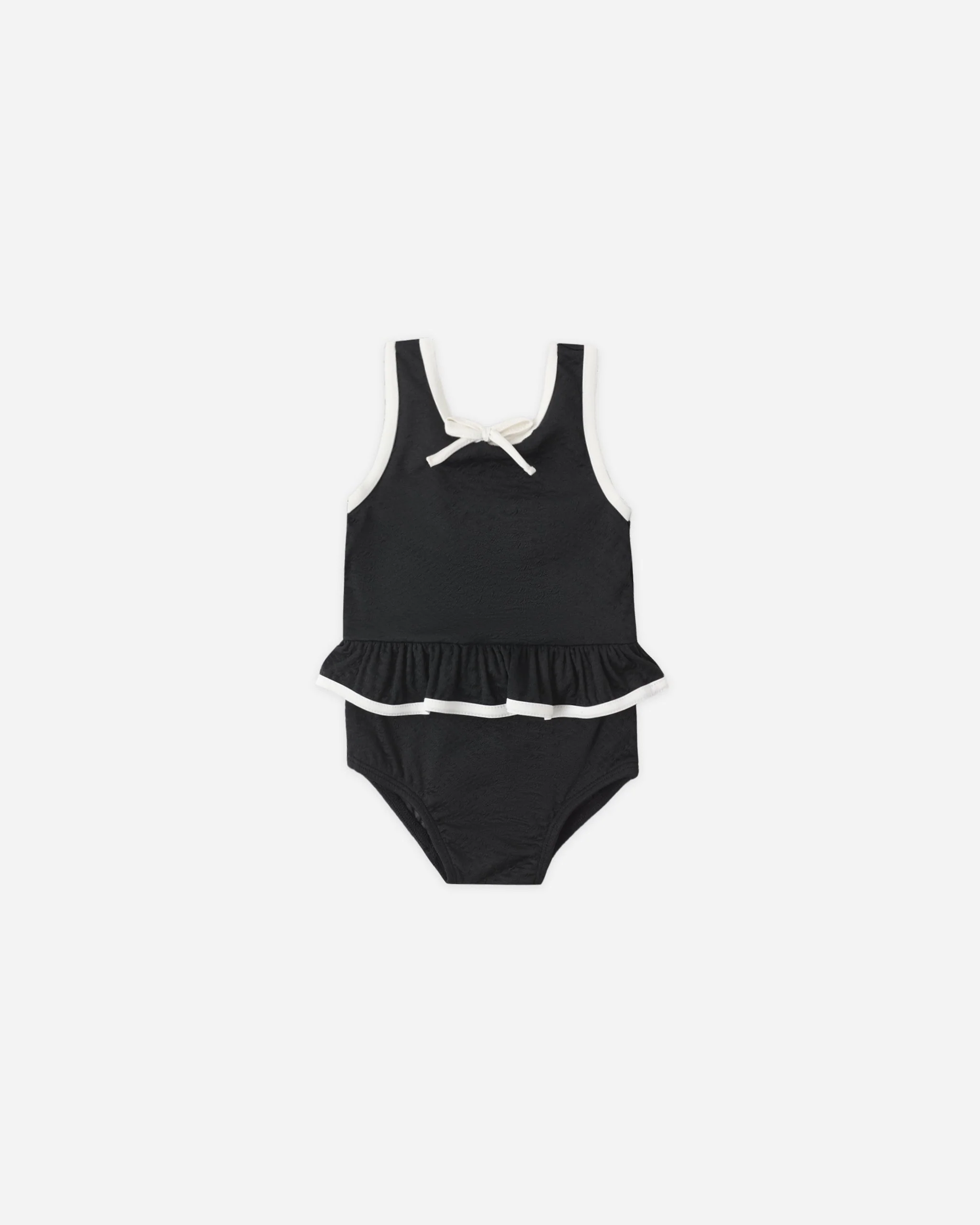 Skirted One-Piece Black