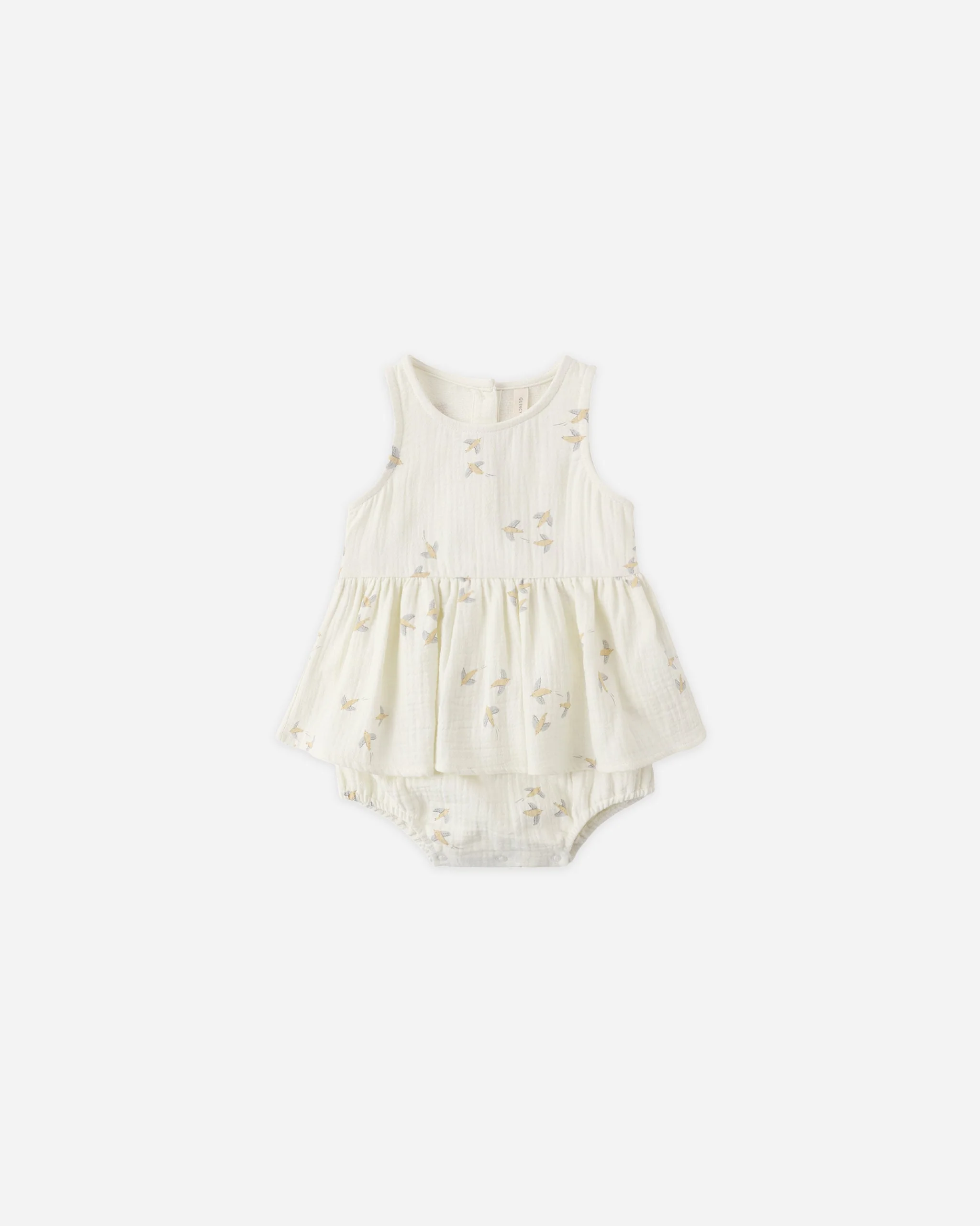 Skirted Tank Romper Birds
