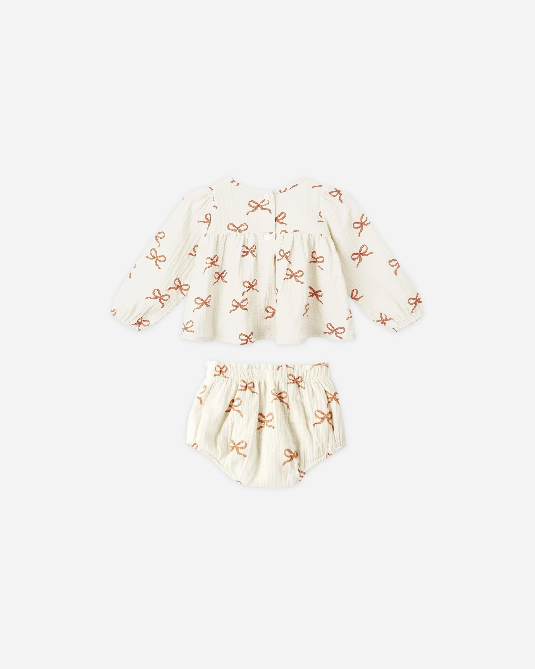 Sophia Top + Bloomer Set || Ruby Bows - Image 2