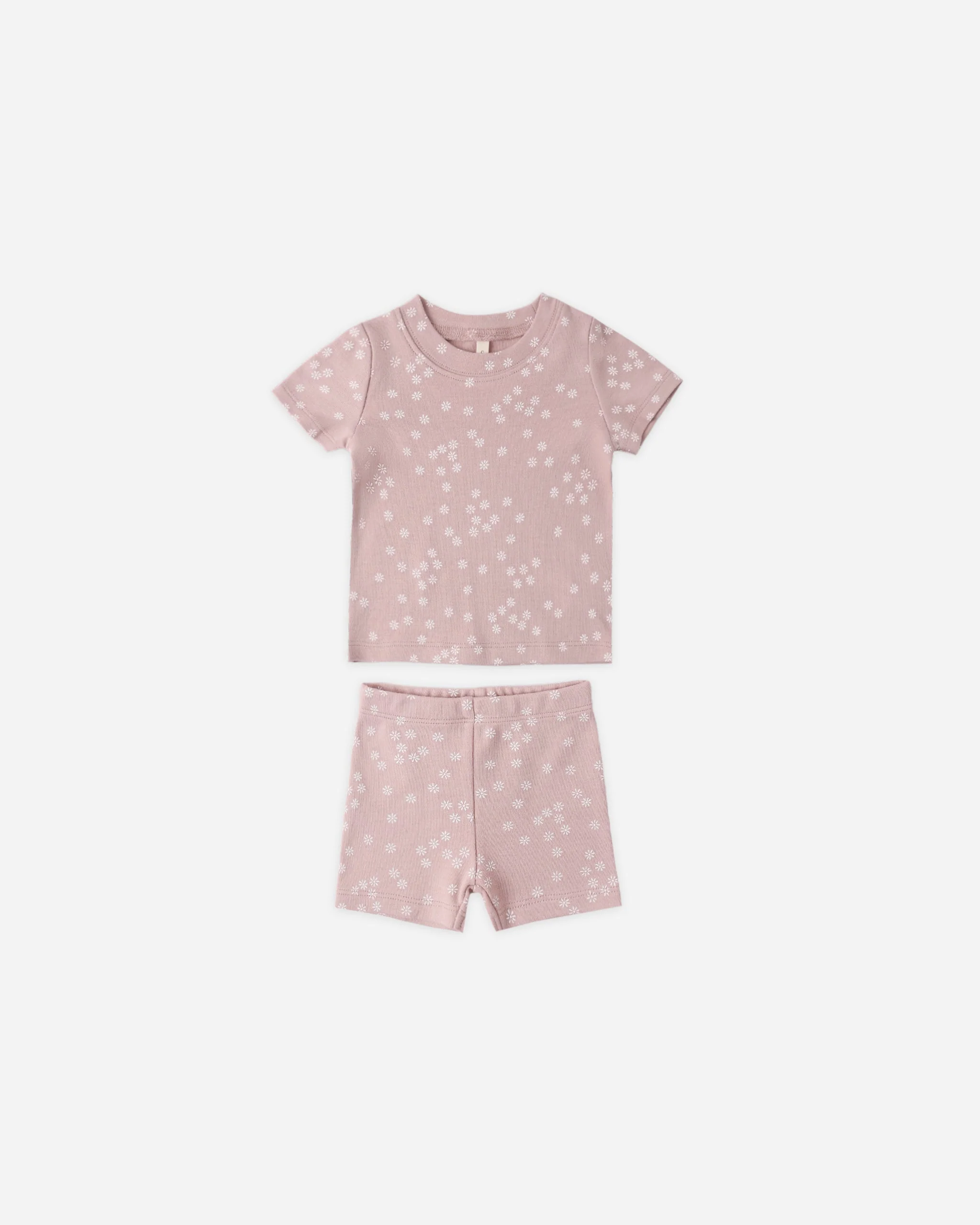 Summer Pajama Set Mauve Ditsy