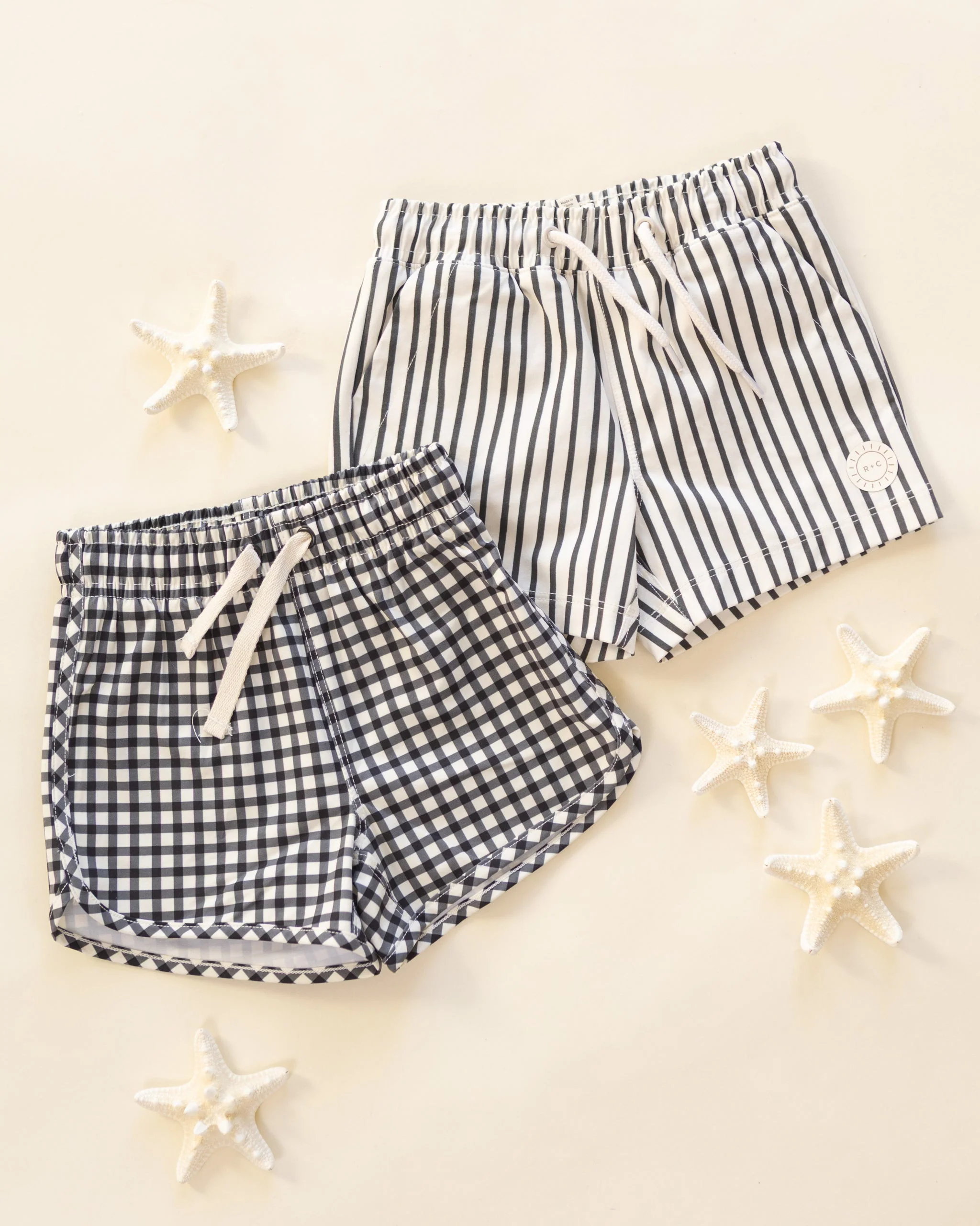 Swim Trunk Black Gingham - Image 6