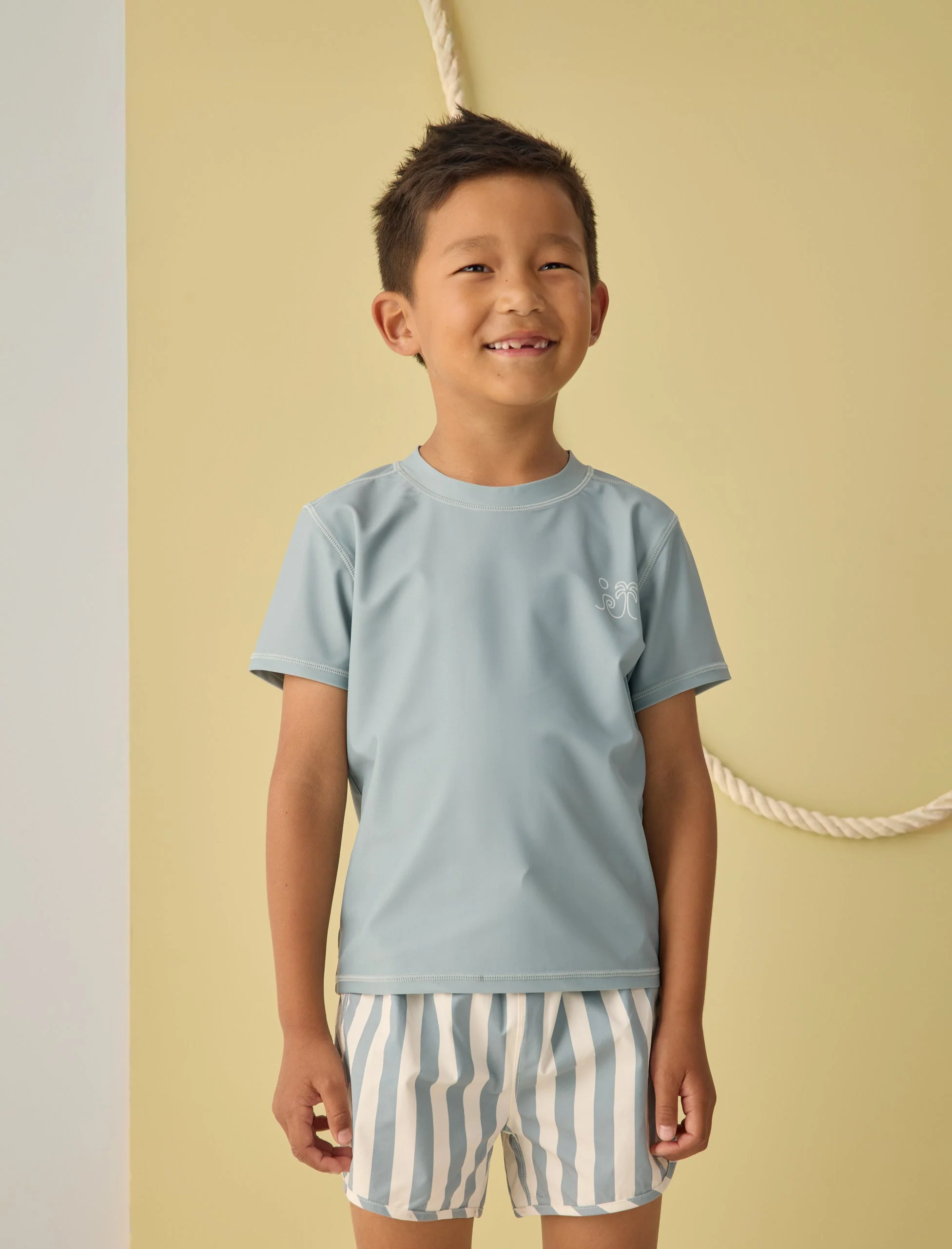 Swim Trunk Green Stripe - Image 2