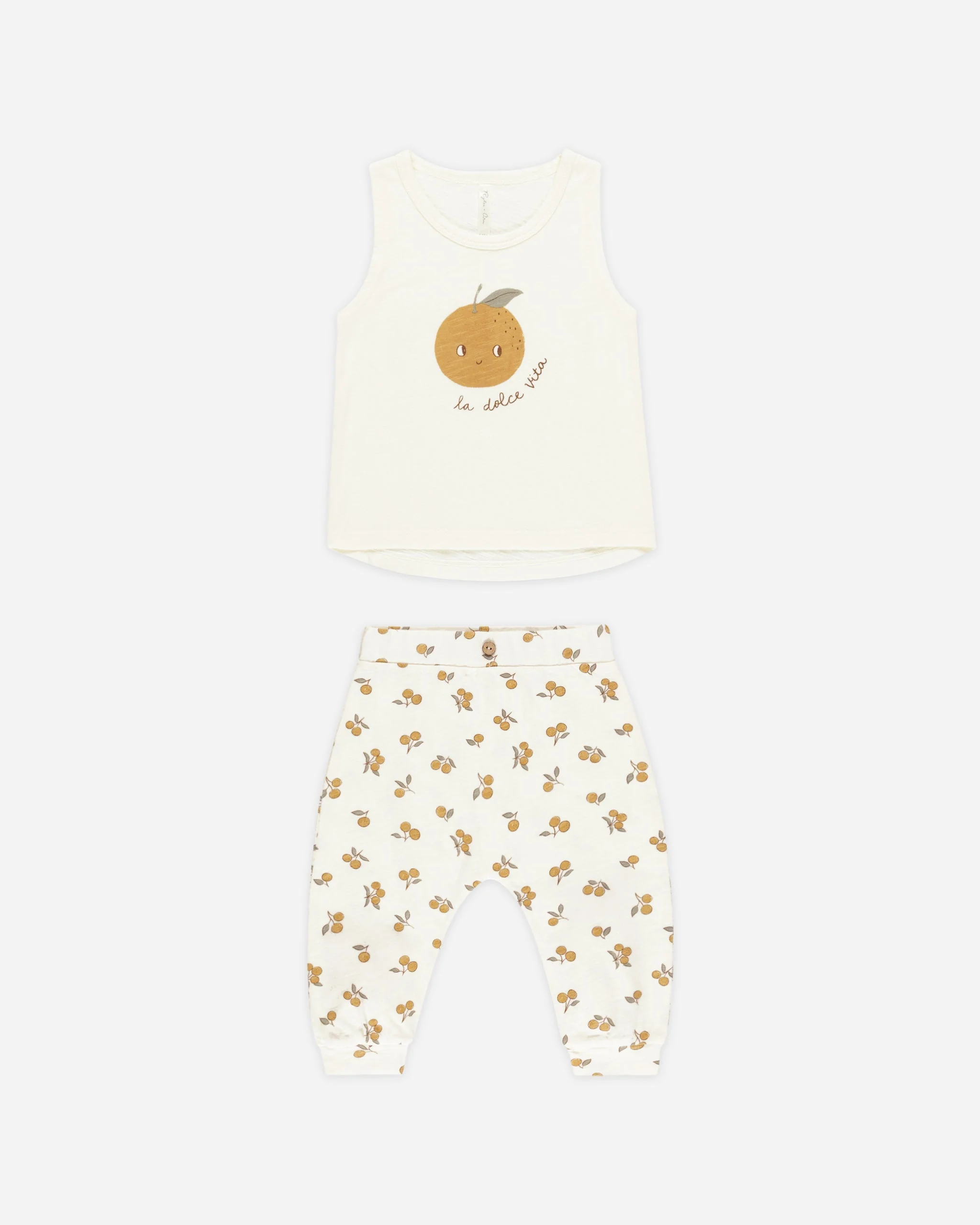 Tank + Slouch Pant Set || Oranges