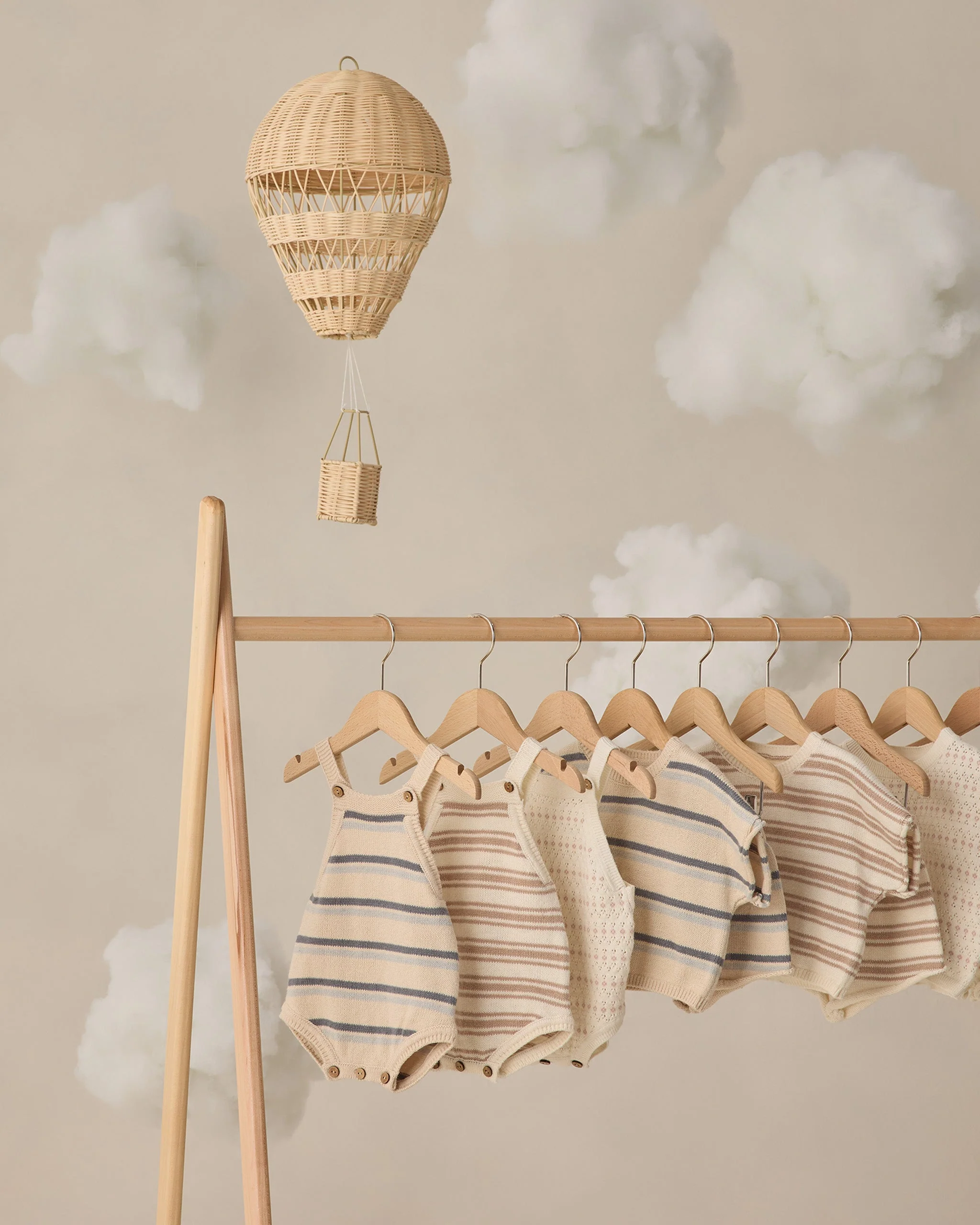 Tatum Romper Oat Stripe - Image 6