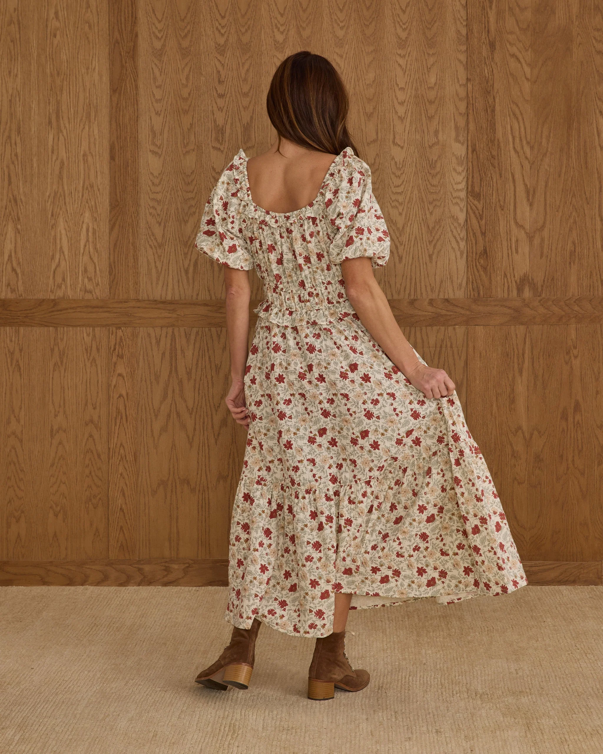 Tenley Dress | Holiday Floral - Image 2
