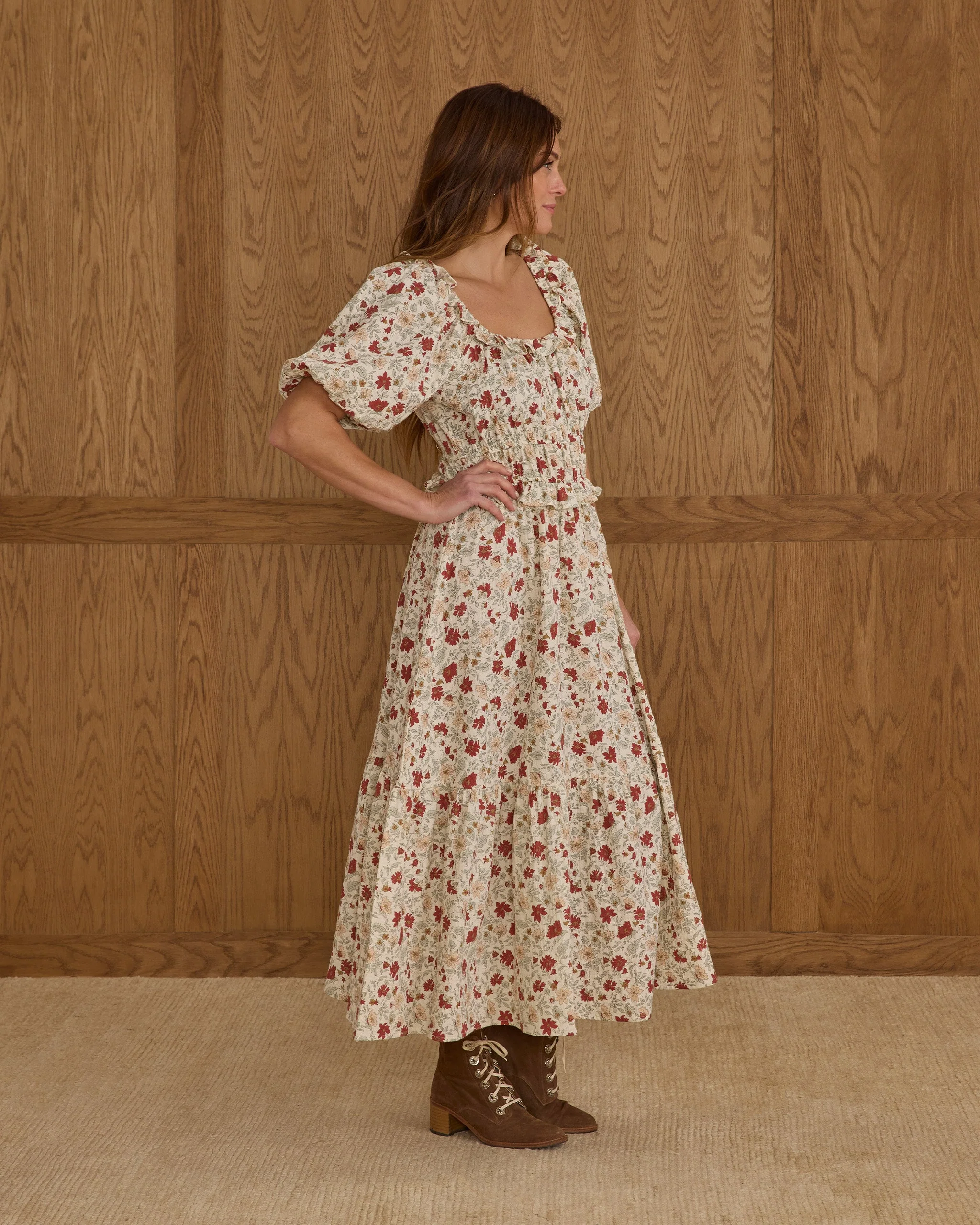 Tenley Dress | Holiday Floral - Image 3